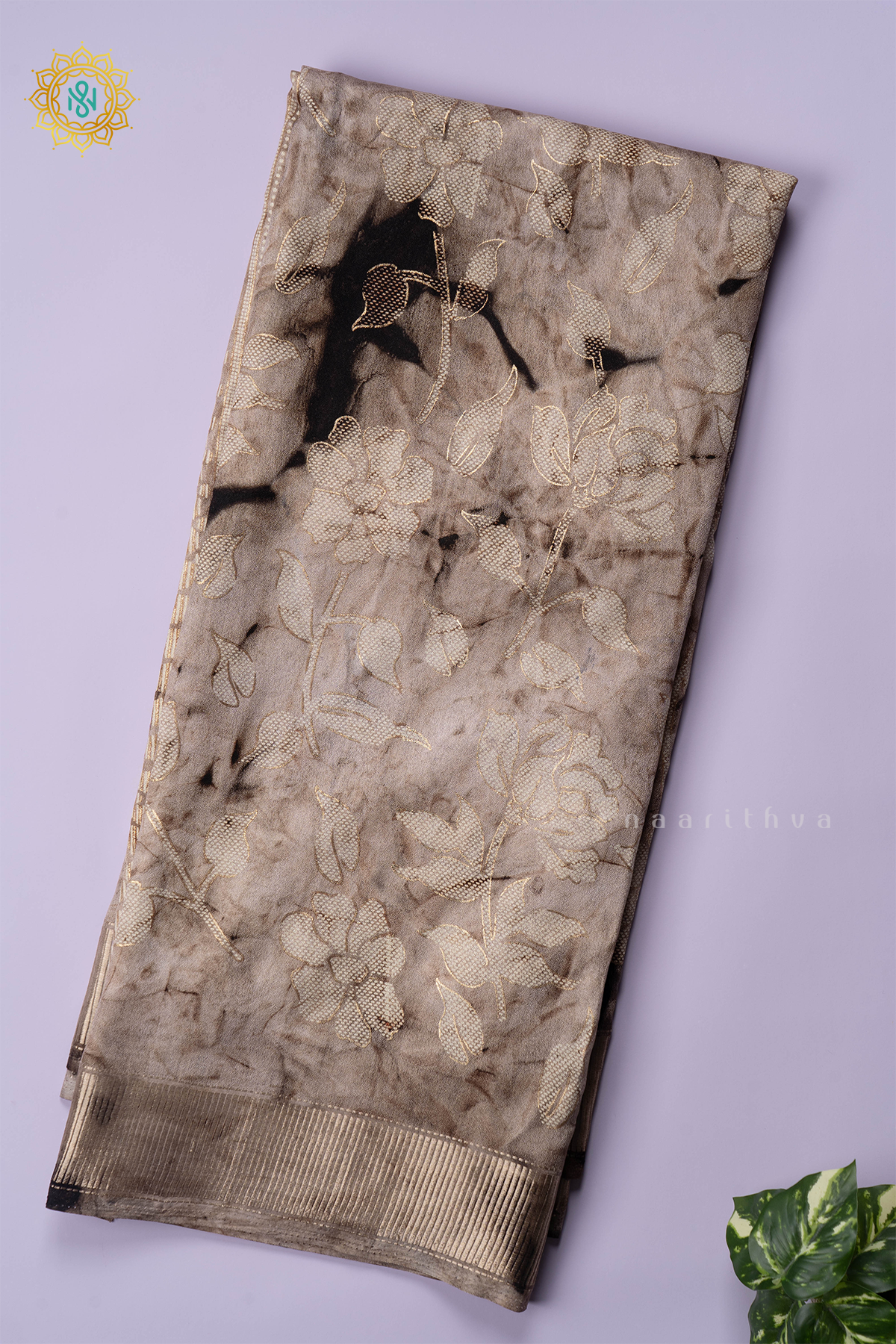 LIGHT BROWN - SEMI GEORGETTE