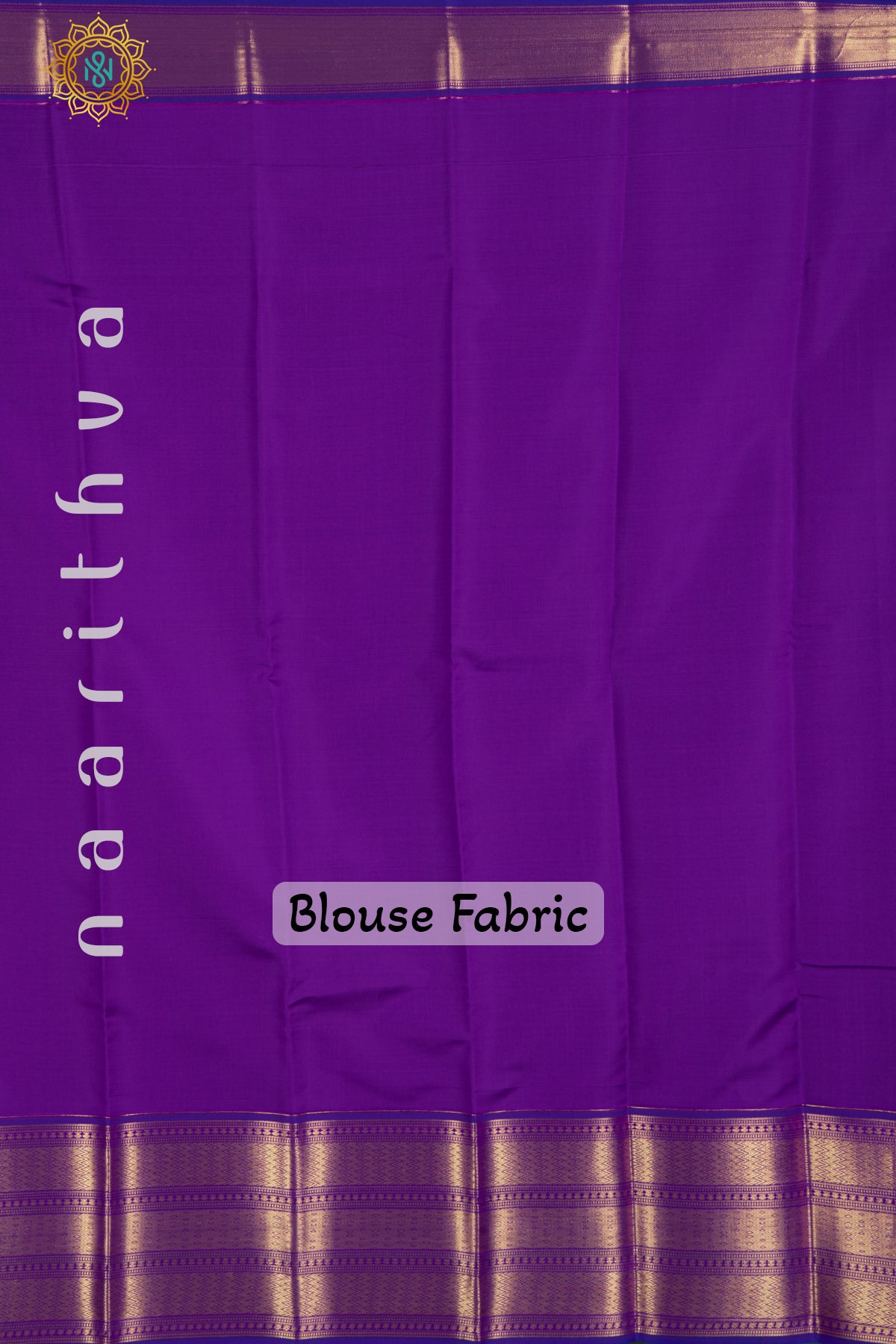 PARROT GREEN WITH PURPAL - SEMI KANCHI