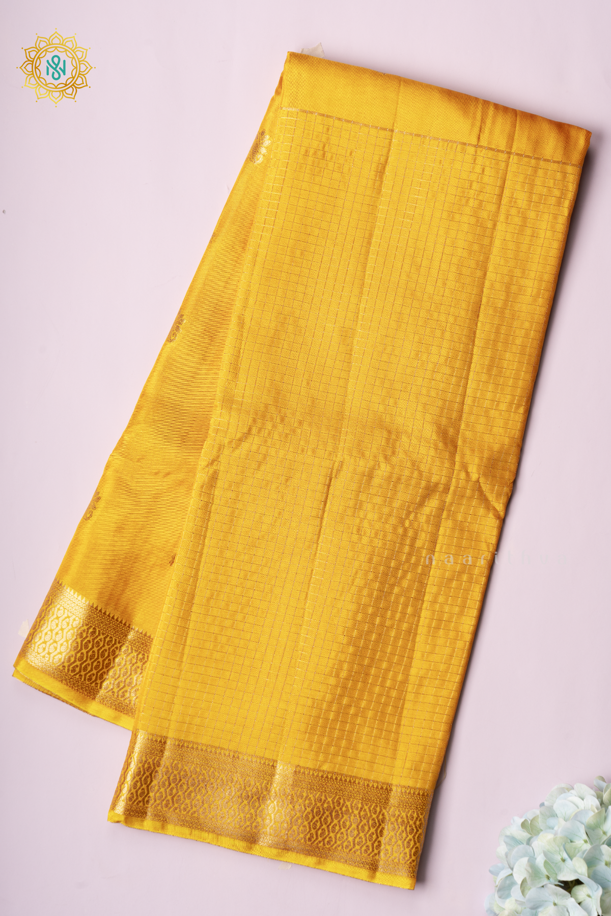 YELLOW - SEMI CREPE SILK