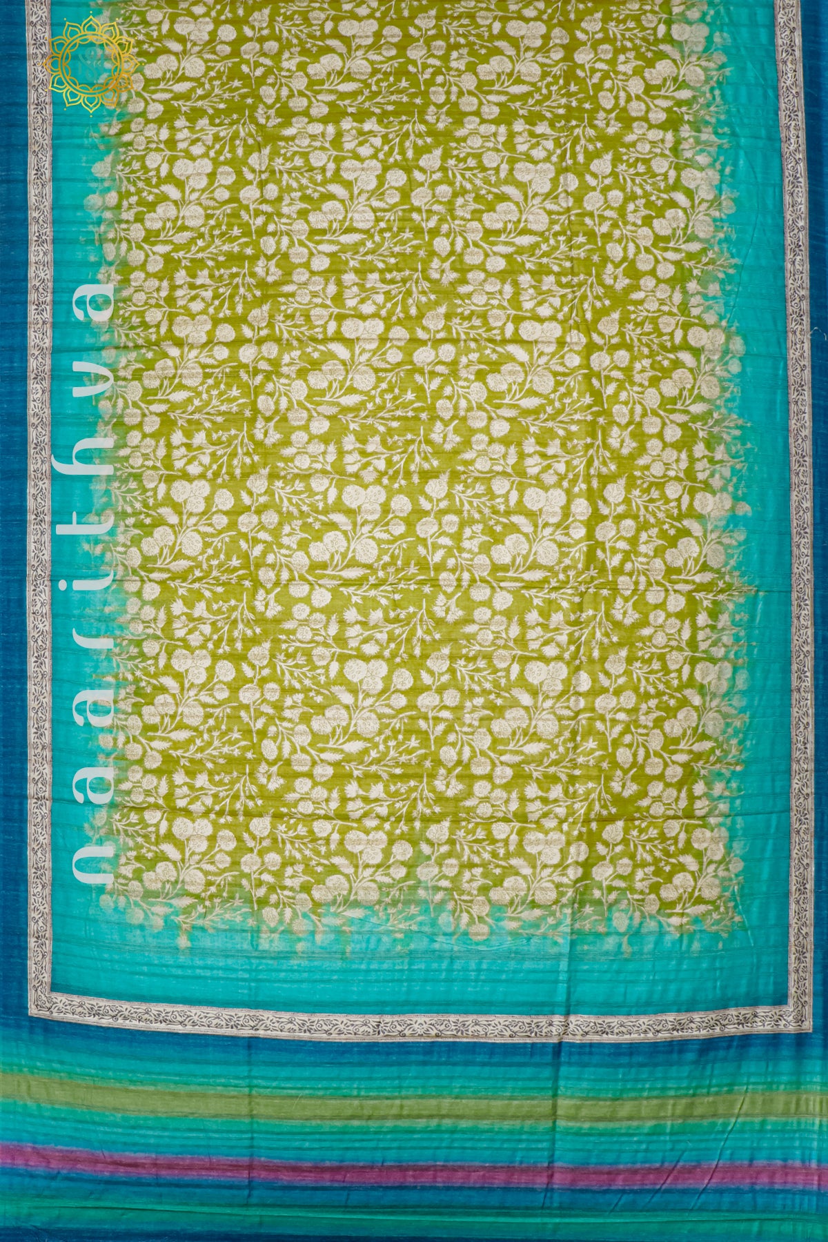 LEMON GREEN WITH BLUE - KOTHA TUSSAR