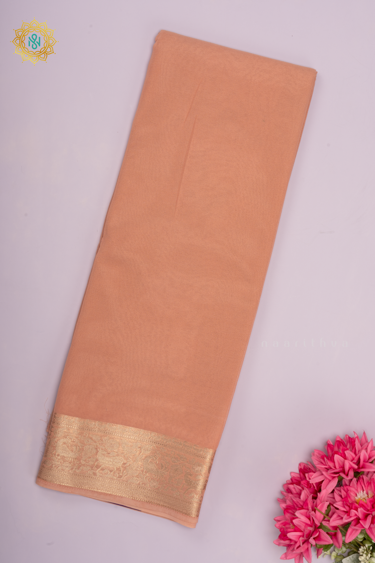 PEACH - SEMI GEORGETTE