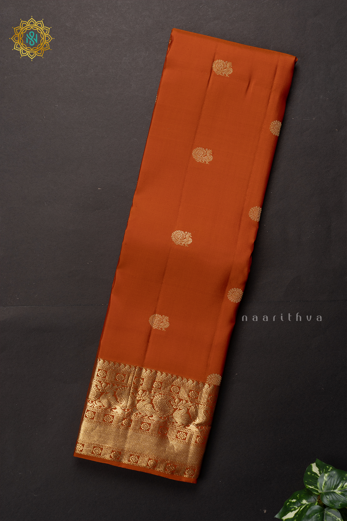 ORANGE - PURE KANJIVARAM SILK