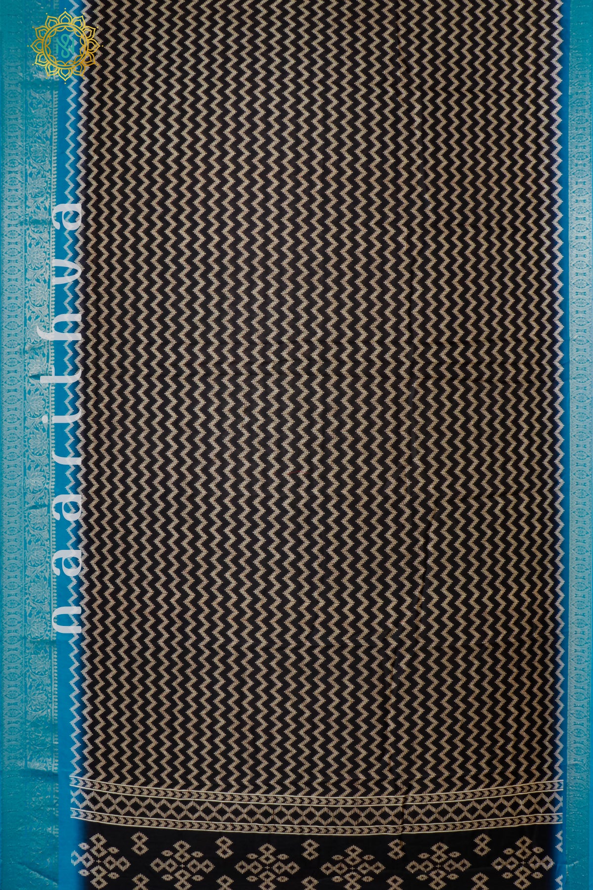BLACK WITH BLUE - BUTTER CREPE