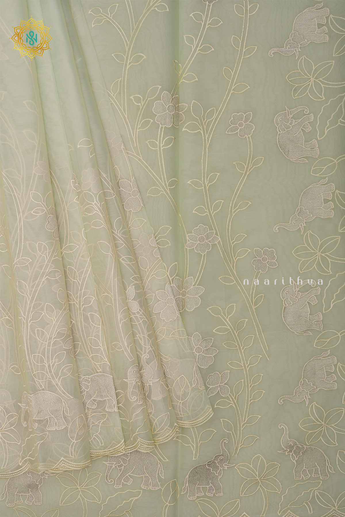 GREEN - ORGANZA