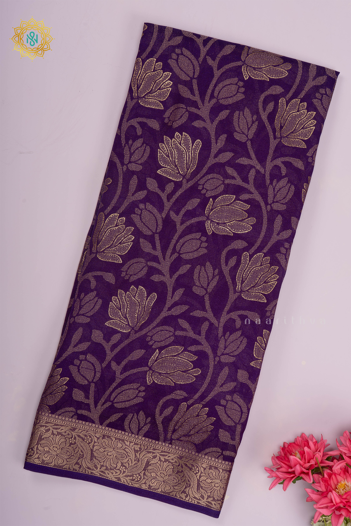 PURPLE - SEMI GEORGETTE