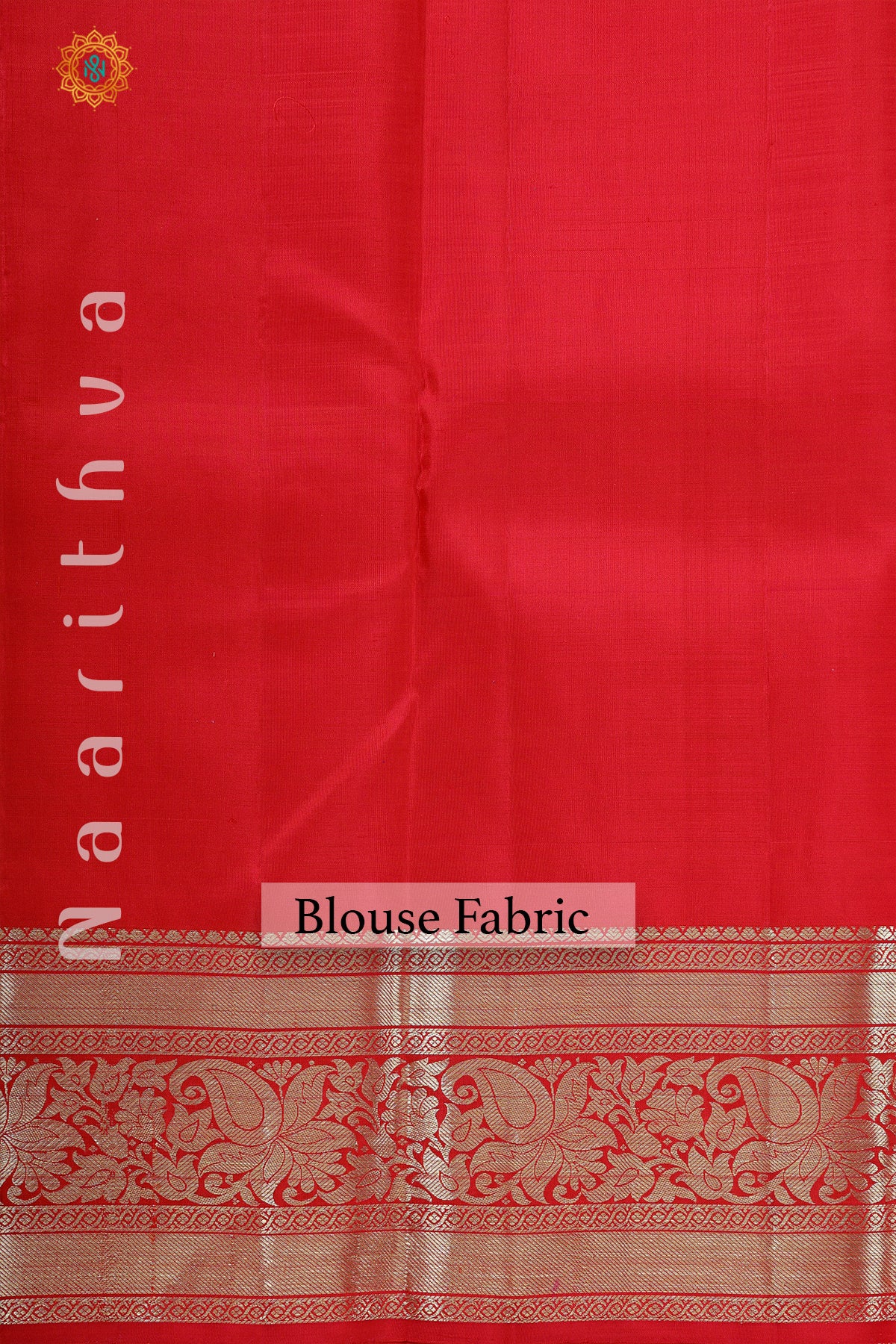 ORANGE WITH RED - PURE KANJIVARAM SILK