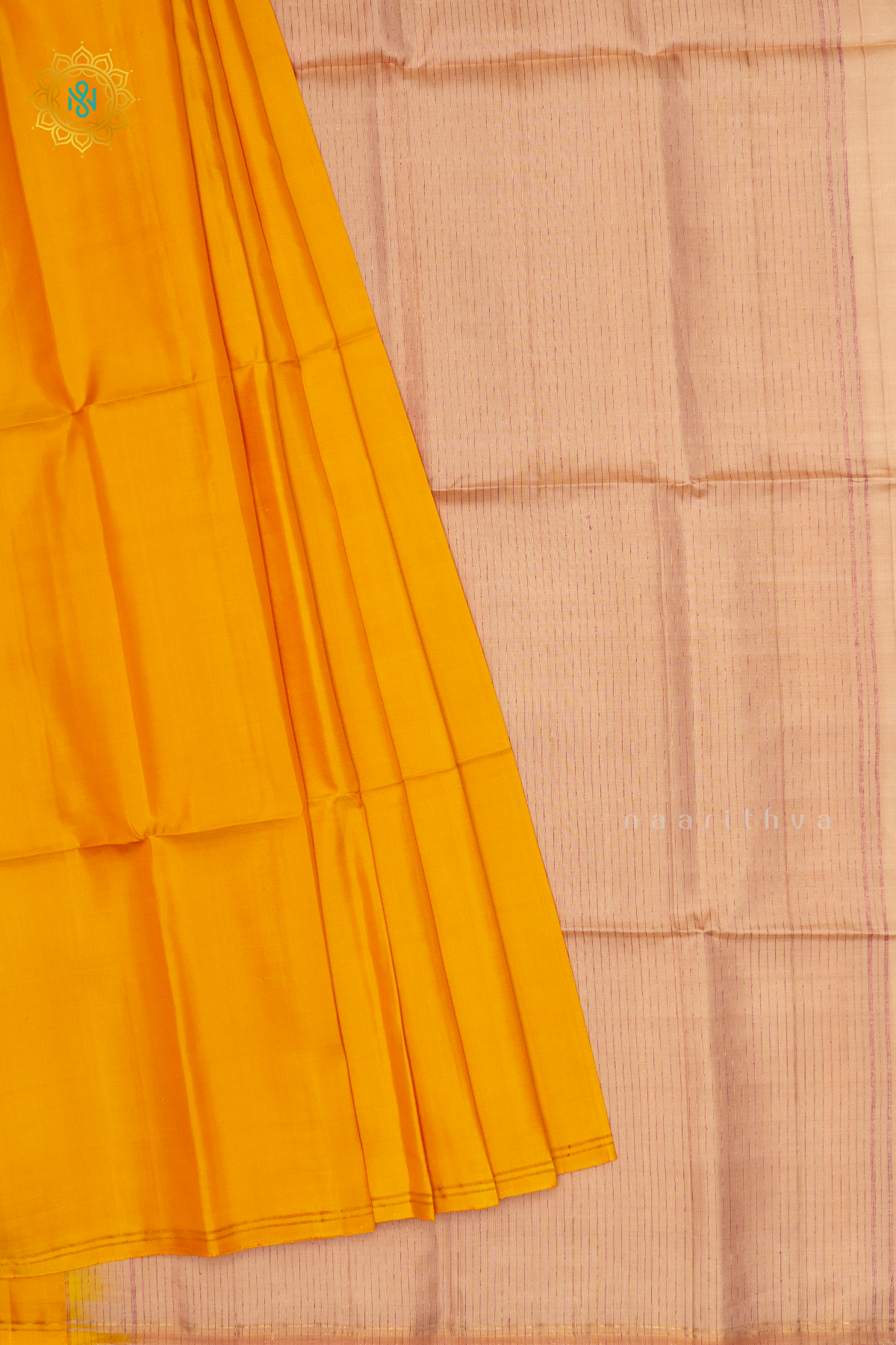 YELLOW WITH BEIGE - PURE KANJIAVARAM SOFT SILK