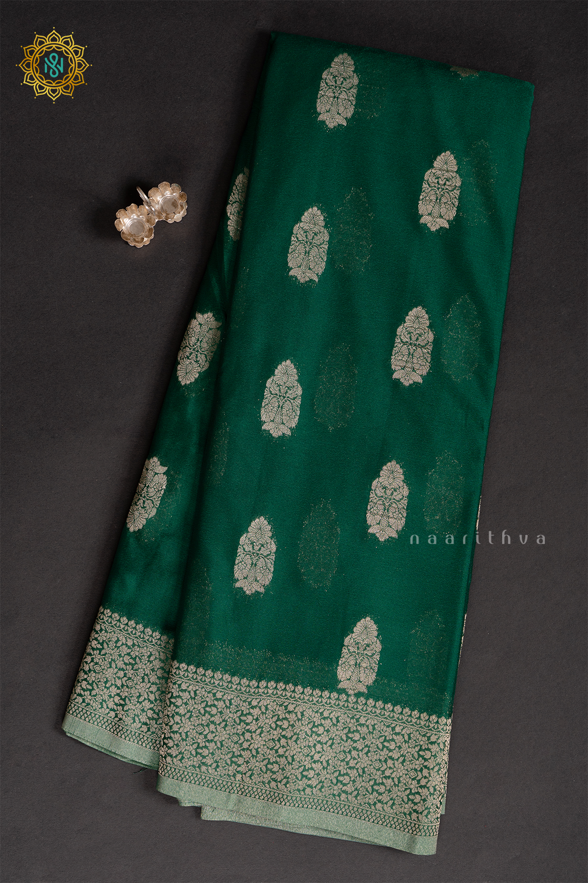 GREEN - SEMI CHIFFON GEORGETTE