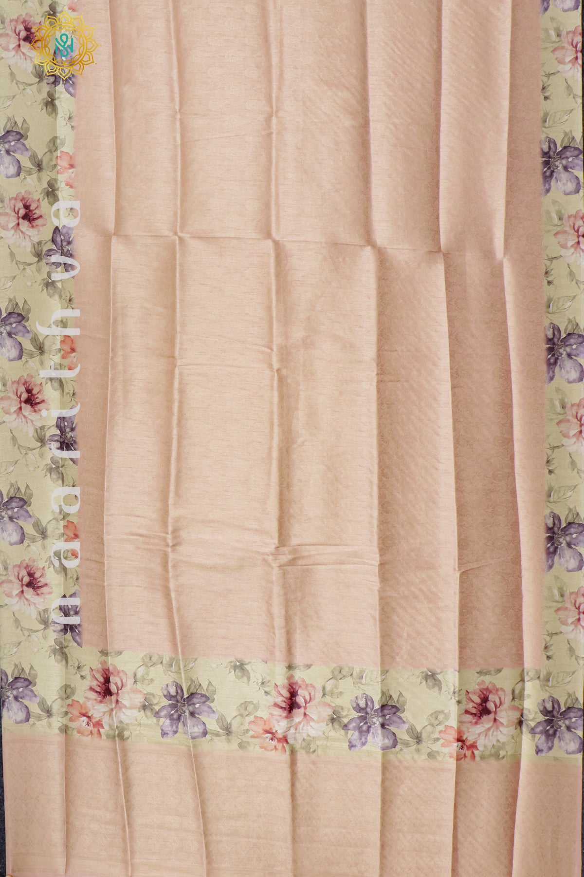 PEACH WITH BIEGE - SOFT TUSSAR
