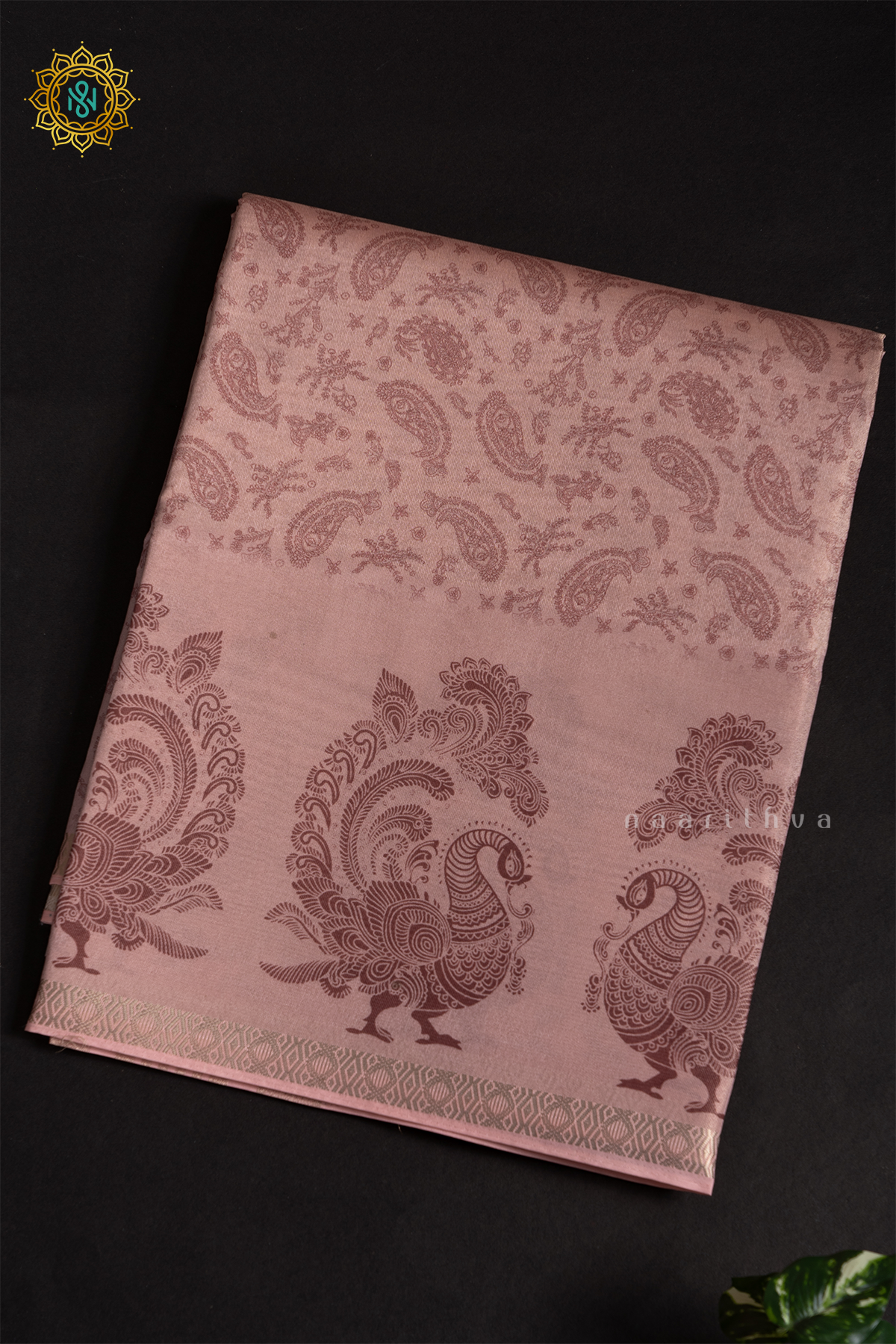 PEACH WITH BROWN - SEMI TISSUE