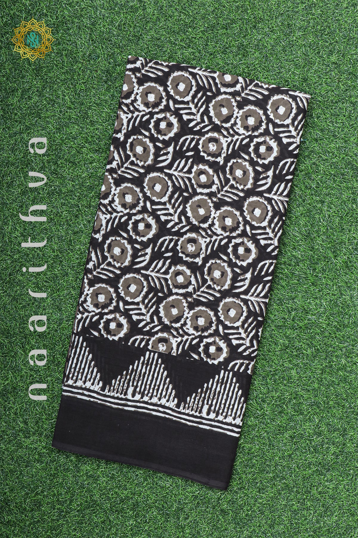 BLACK WITH WHITE - MUL COTTON