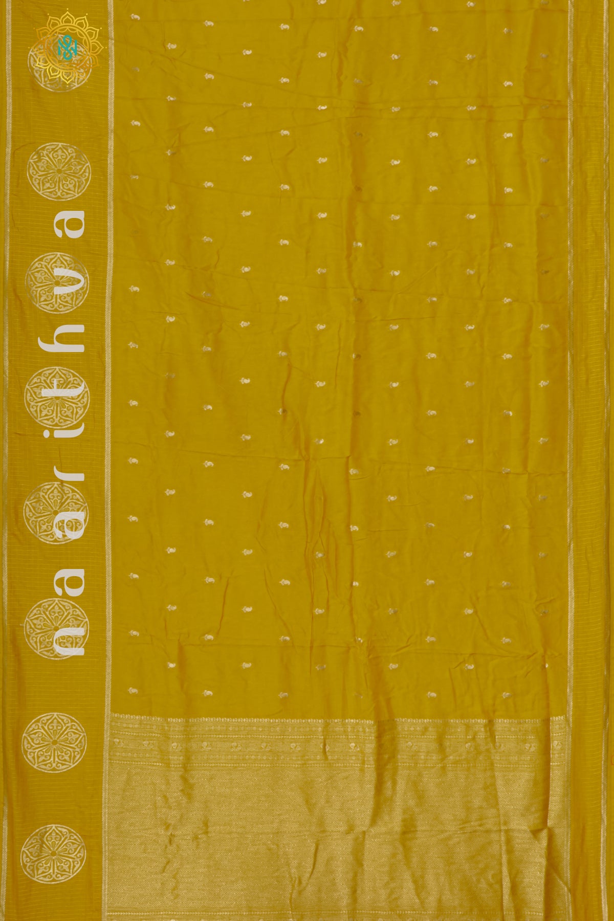 YELLOW WITH RED - DOLA SILK