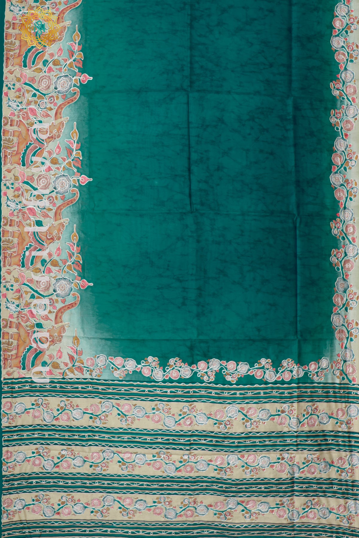 GREEN - SEMI TUSSAR SILK