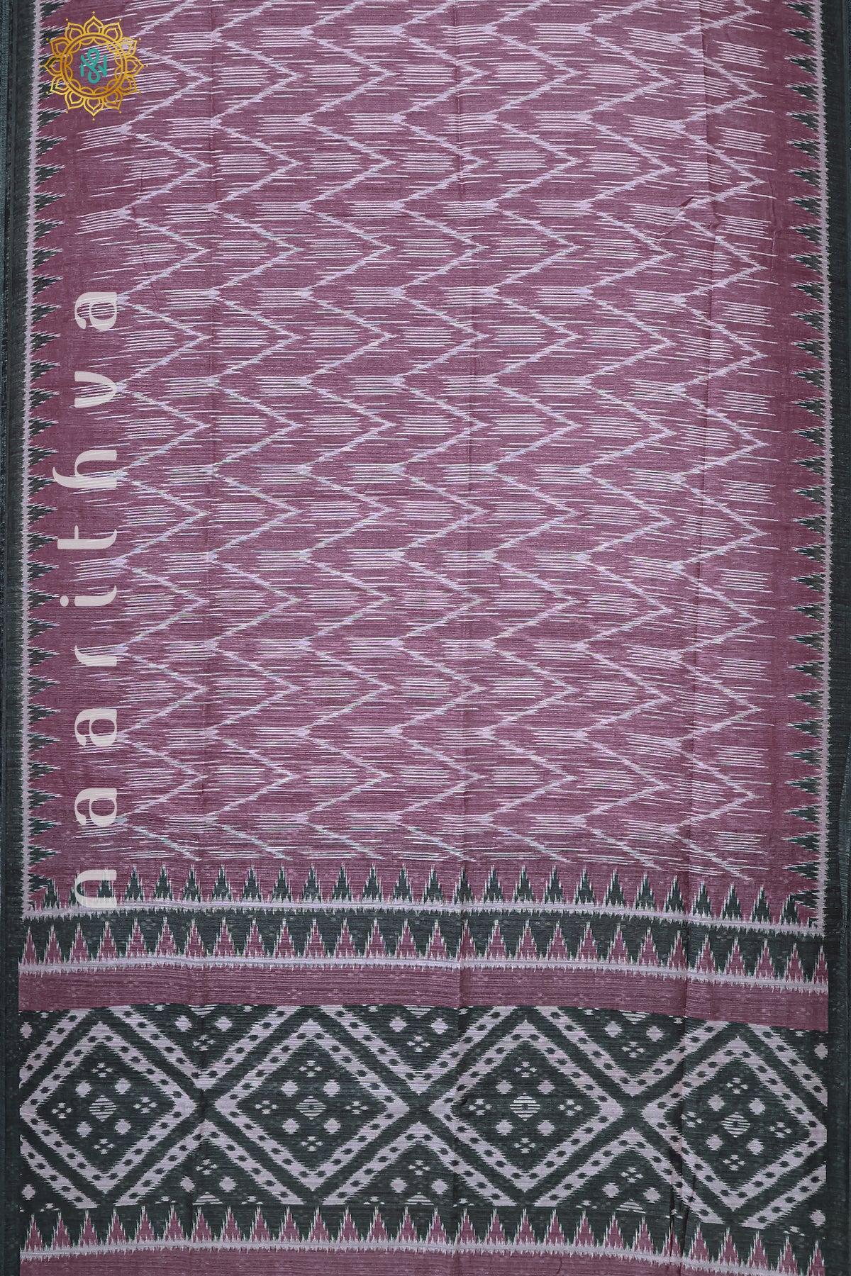 WINE WITH GREY - JUTE COTTON