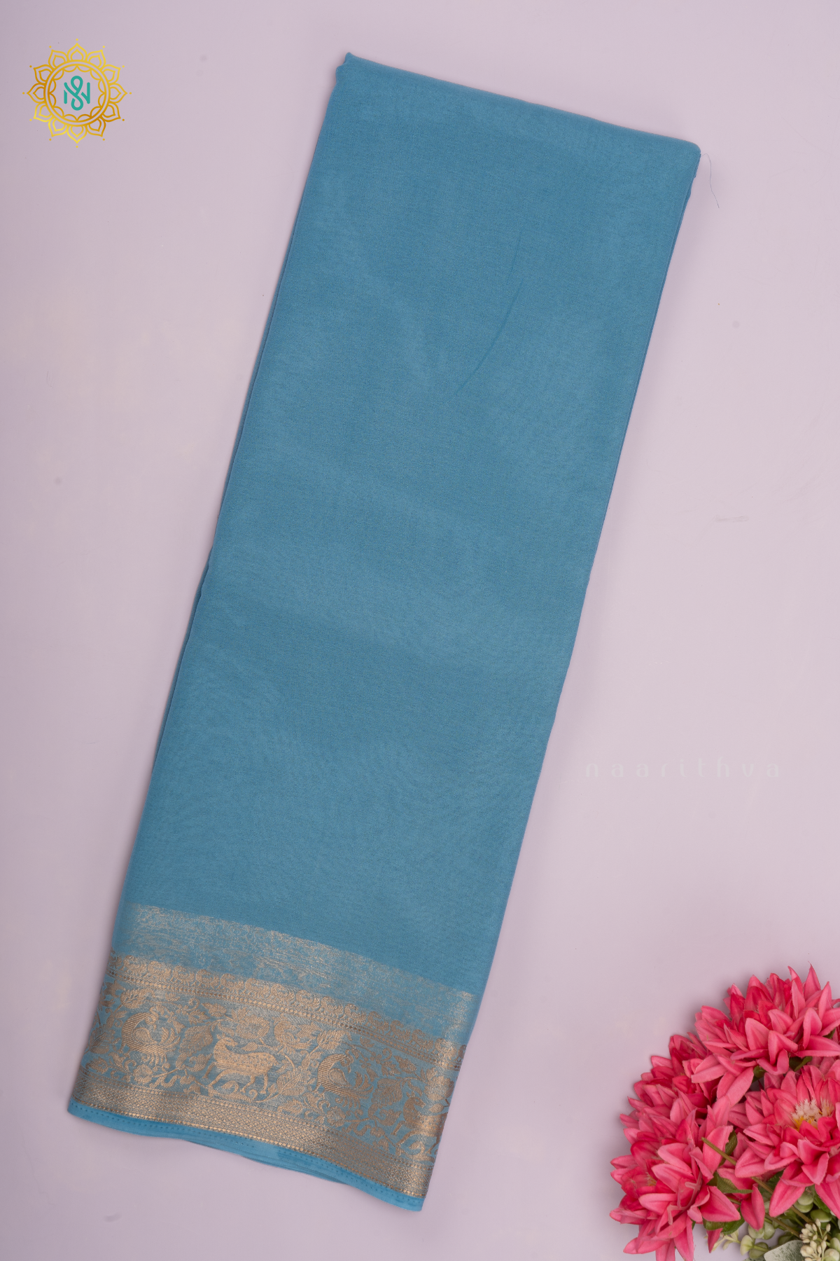 SKY BLUE - SEMI GEORGETTE