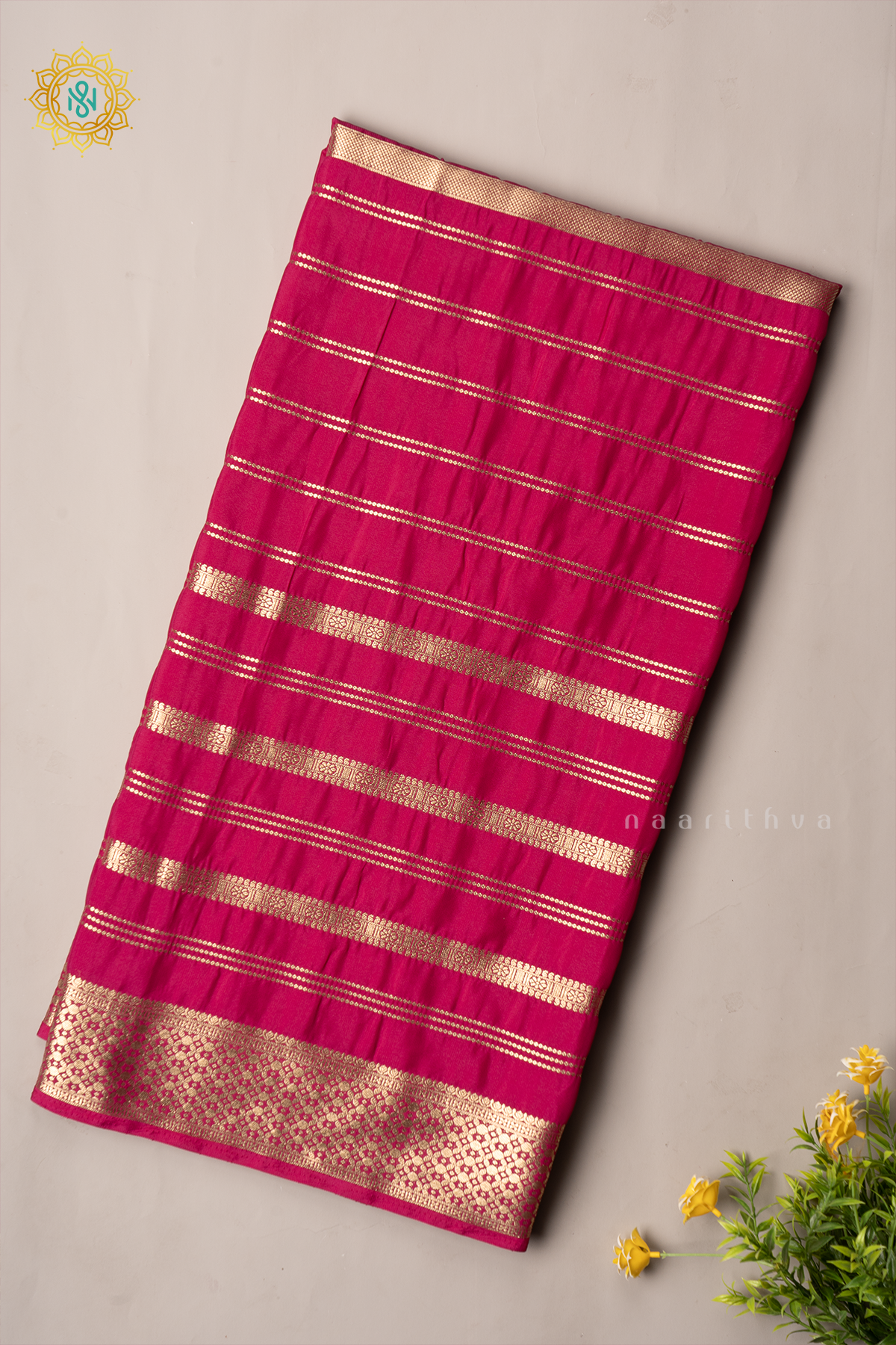 PINK - SEMI MYSORE CREPE SILK