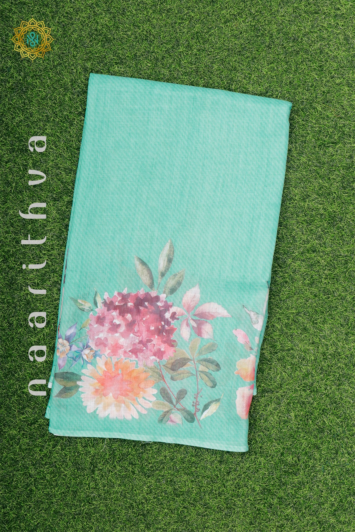 AQUA GREEN - LINEN BY COTTON