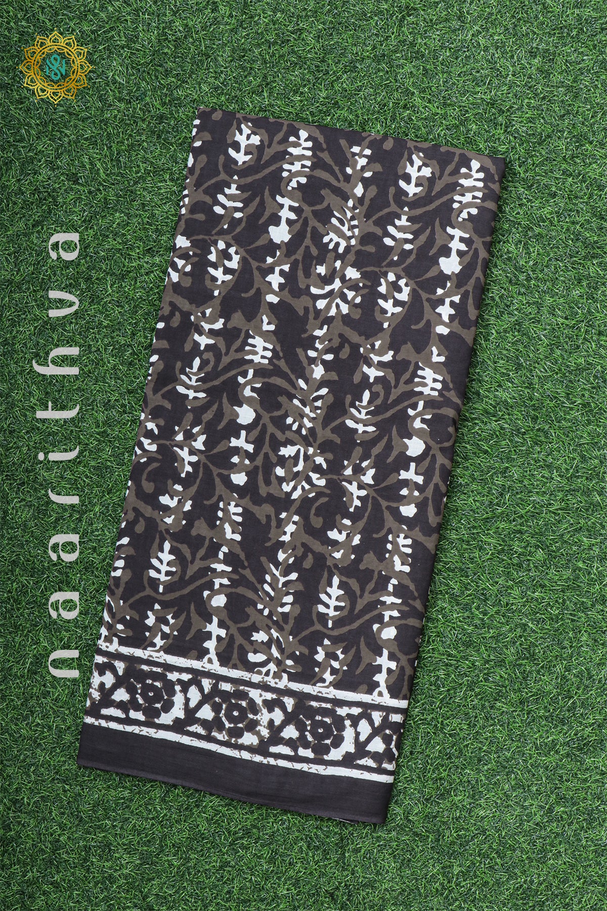 BLACK WITH WHITE - MUL COTTON