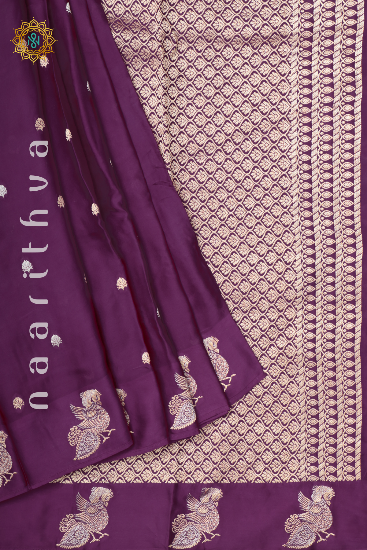 MAGENTA - SATIN CREPE