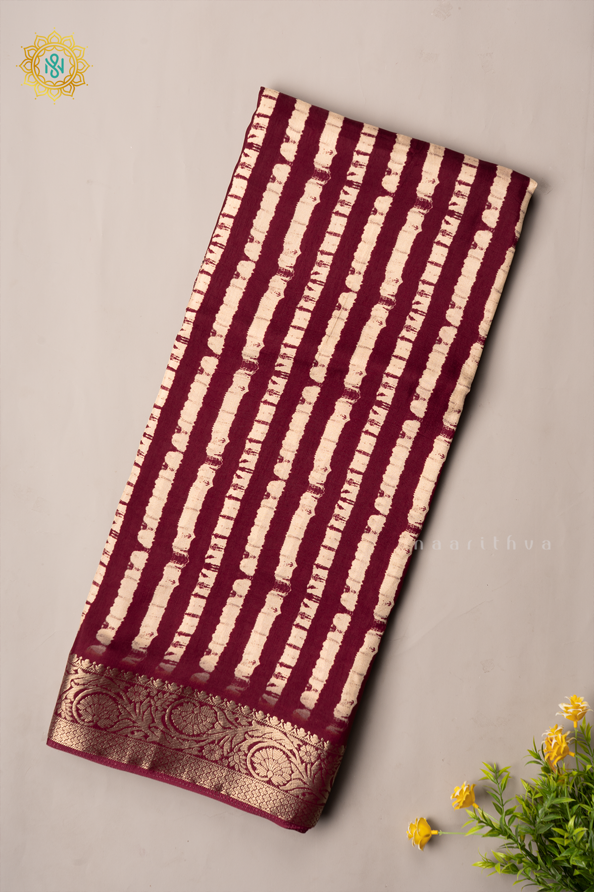 RED - SEMI CREPE SILK