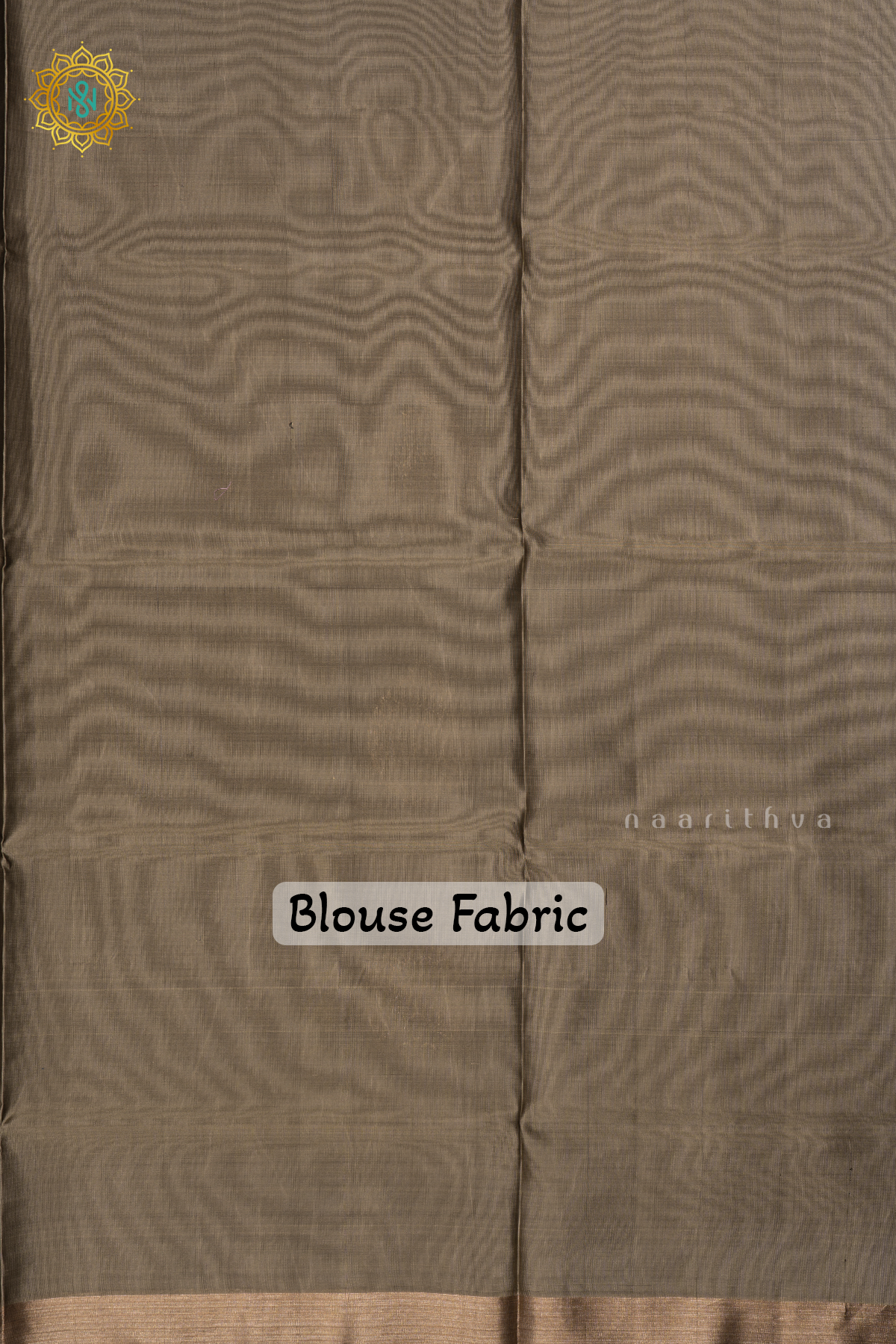 Navy Blue with Grey Pure Mix Kanjivaram Soft Silk Saree with All-Over Zari Buttas and a Contrast Zari Border
