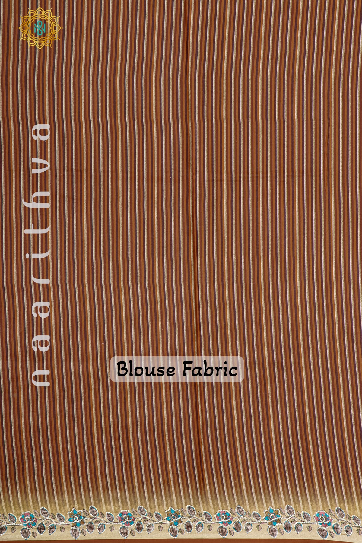 RUST ORANGE - SEMI TUSSAR SILK