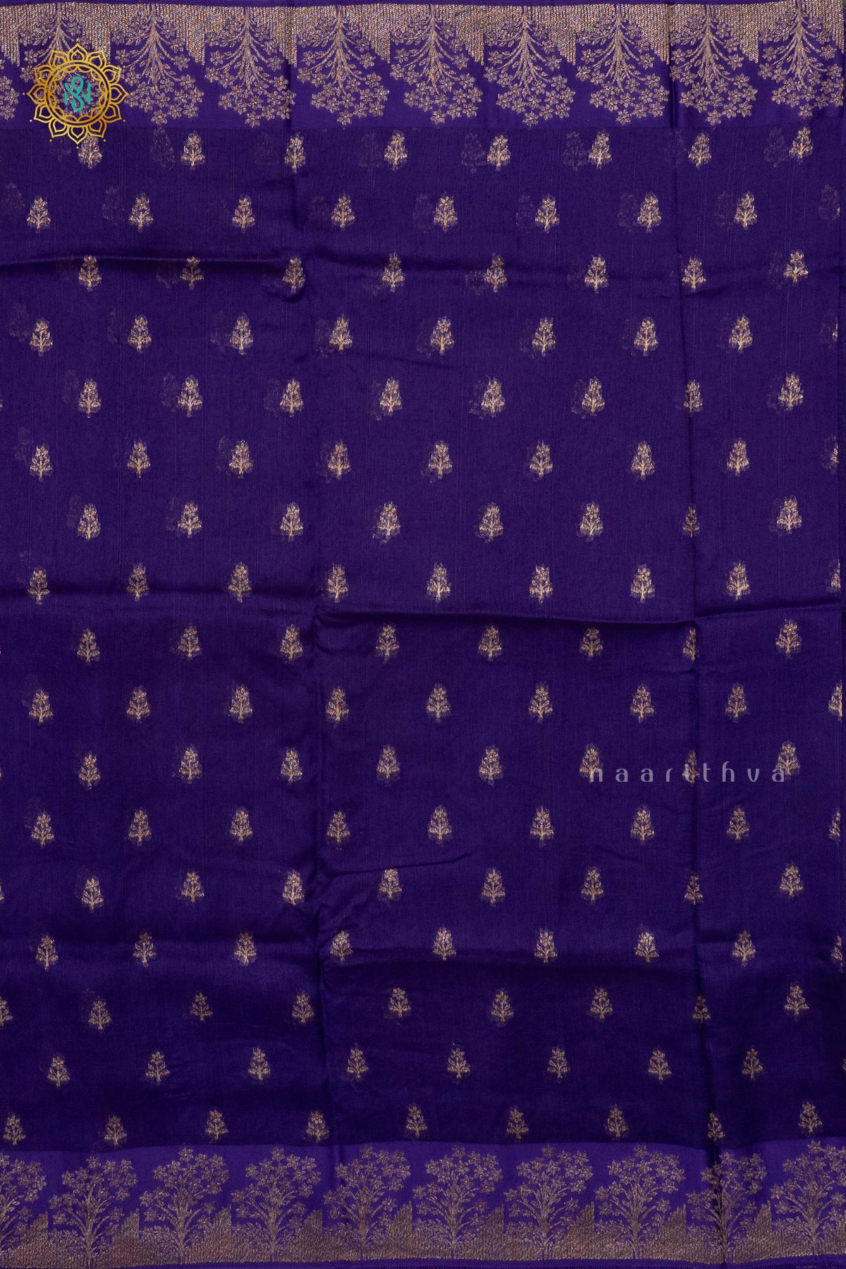 BLUE - SEMI TUSSAR SILK