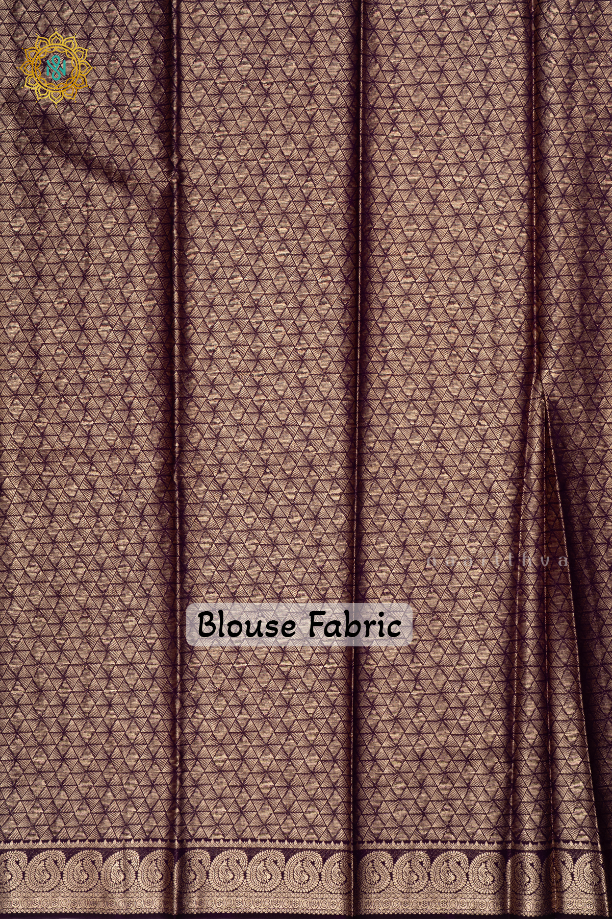 Blue With Deep Purple - Semi Mysore Crepe Saree Allover Plain Body With Contrast Mango Zari Border