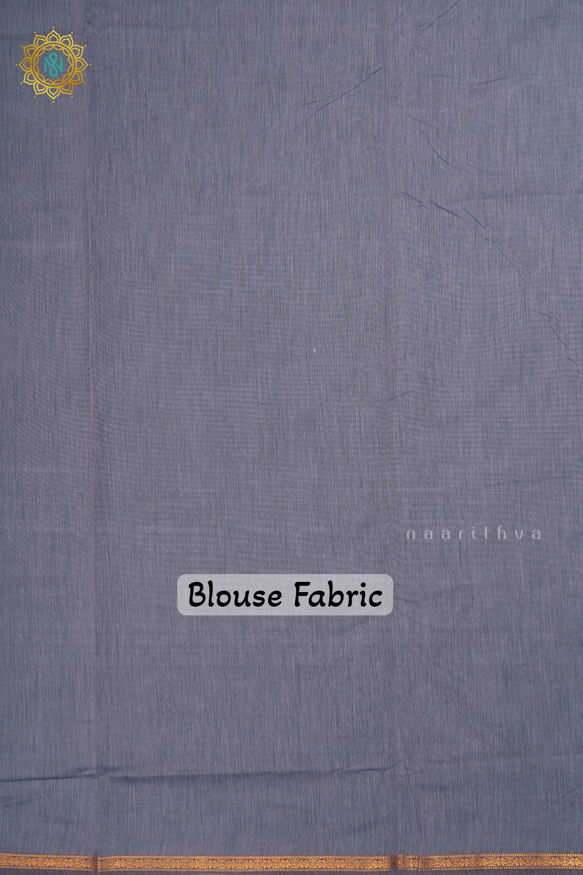 Cyan Blue With Lavender Silk Cotton Saree With Zari Woven Buttas And Contrast Zari Border