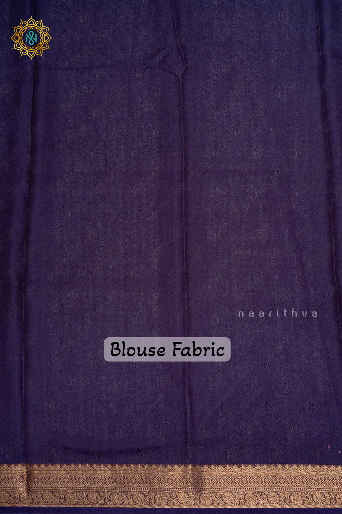 Purple - Semi Georgette Saree Printed Body With Zari Border