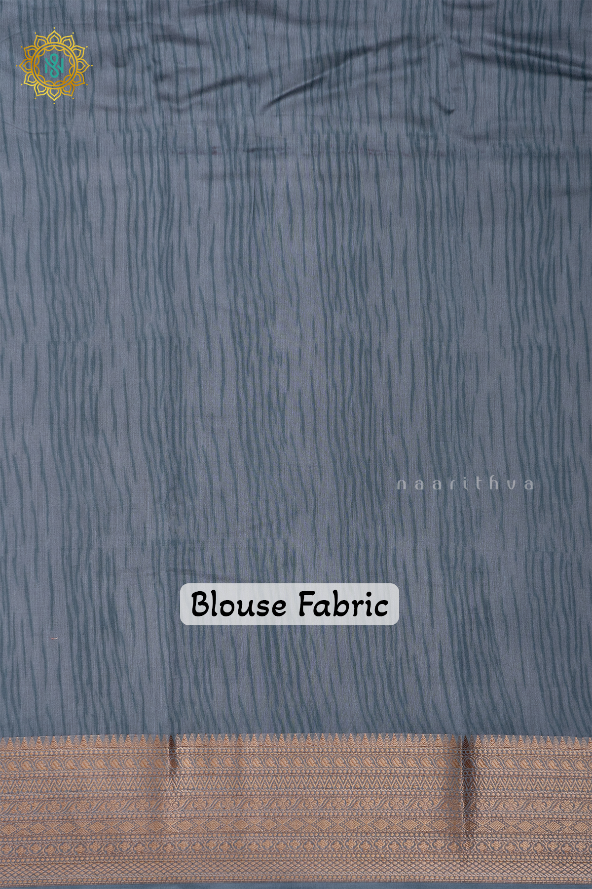 AQUA BLUE -CHANDERI SILK COTTON