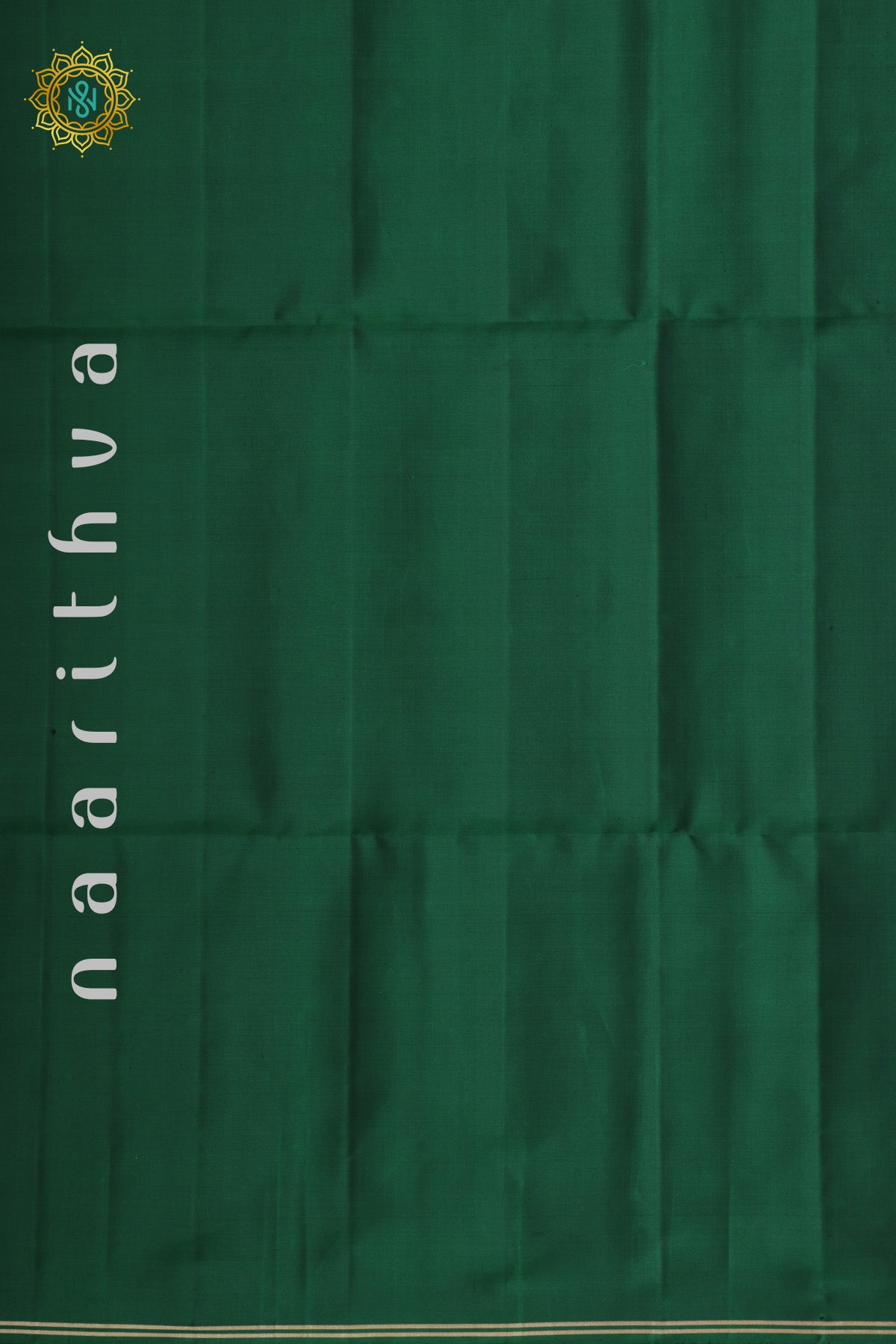 BOTTLE GREEN WITH PINK - PURE KANJIVARAM SOFT SILK