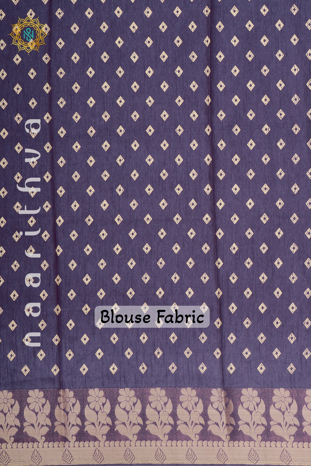 Lavender Dola Silk Saree With Printed Body And Zari Border