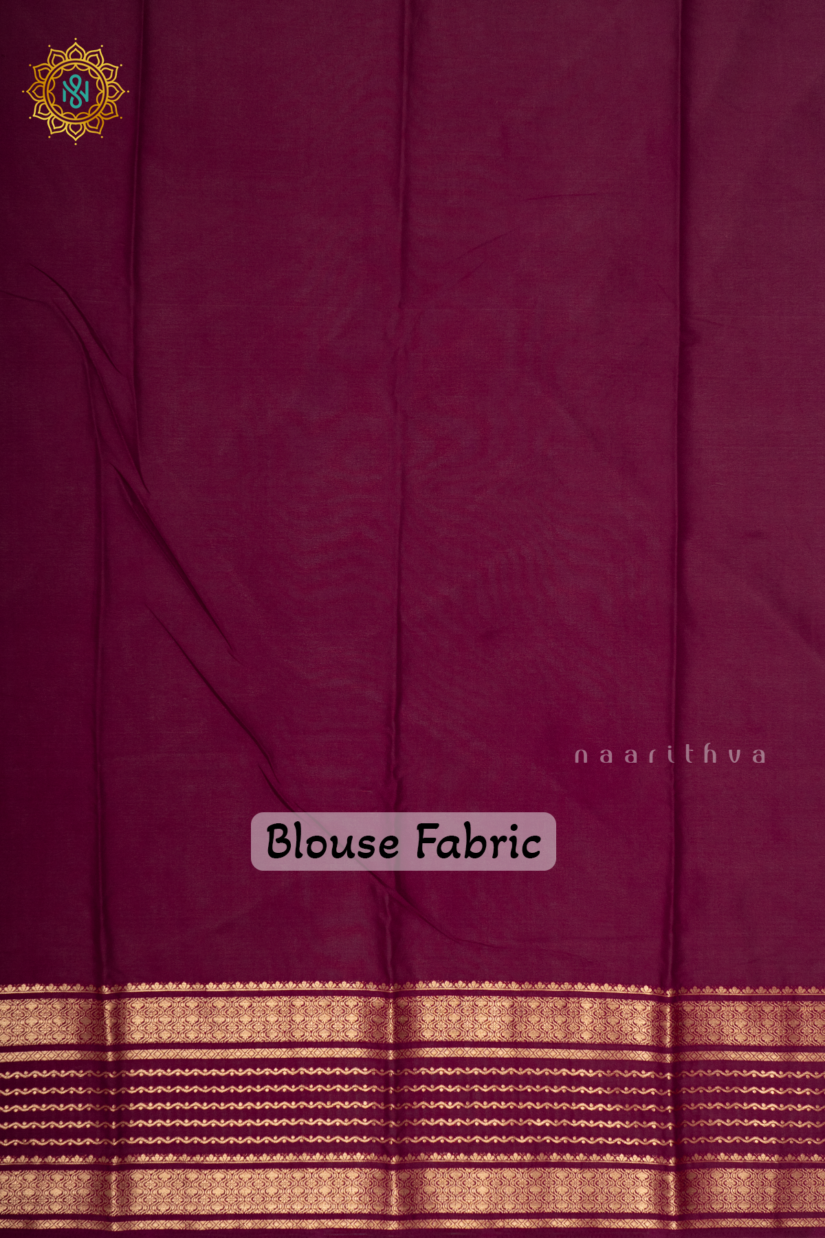 MAROON - SEMI MYSORE CREPE SILK