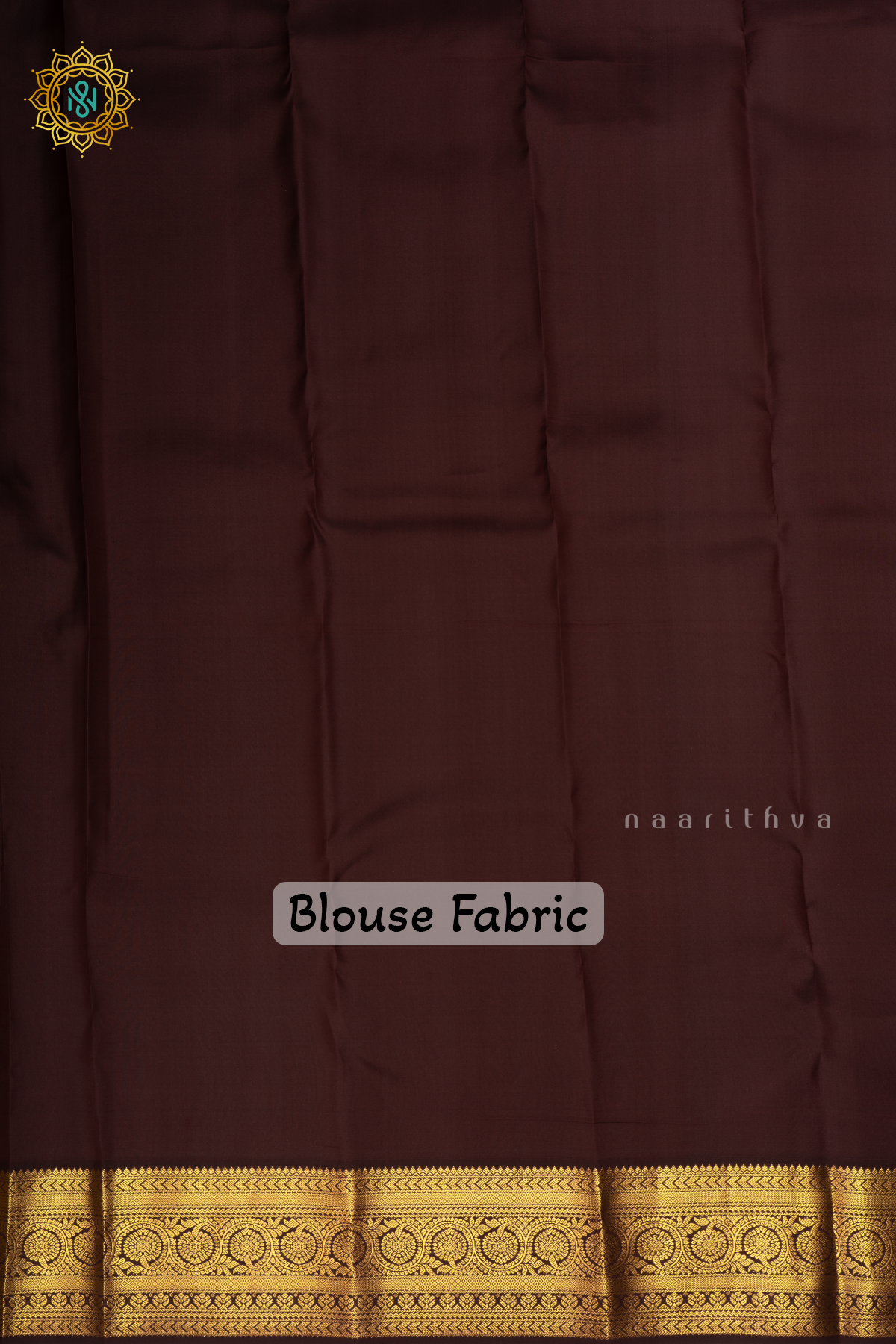 Lemon Yellow with Brown Pure Kanjivaram Silk Saree With Zari Buttas On The Body And Contrast Zari Border