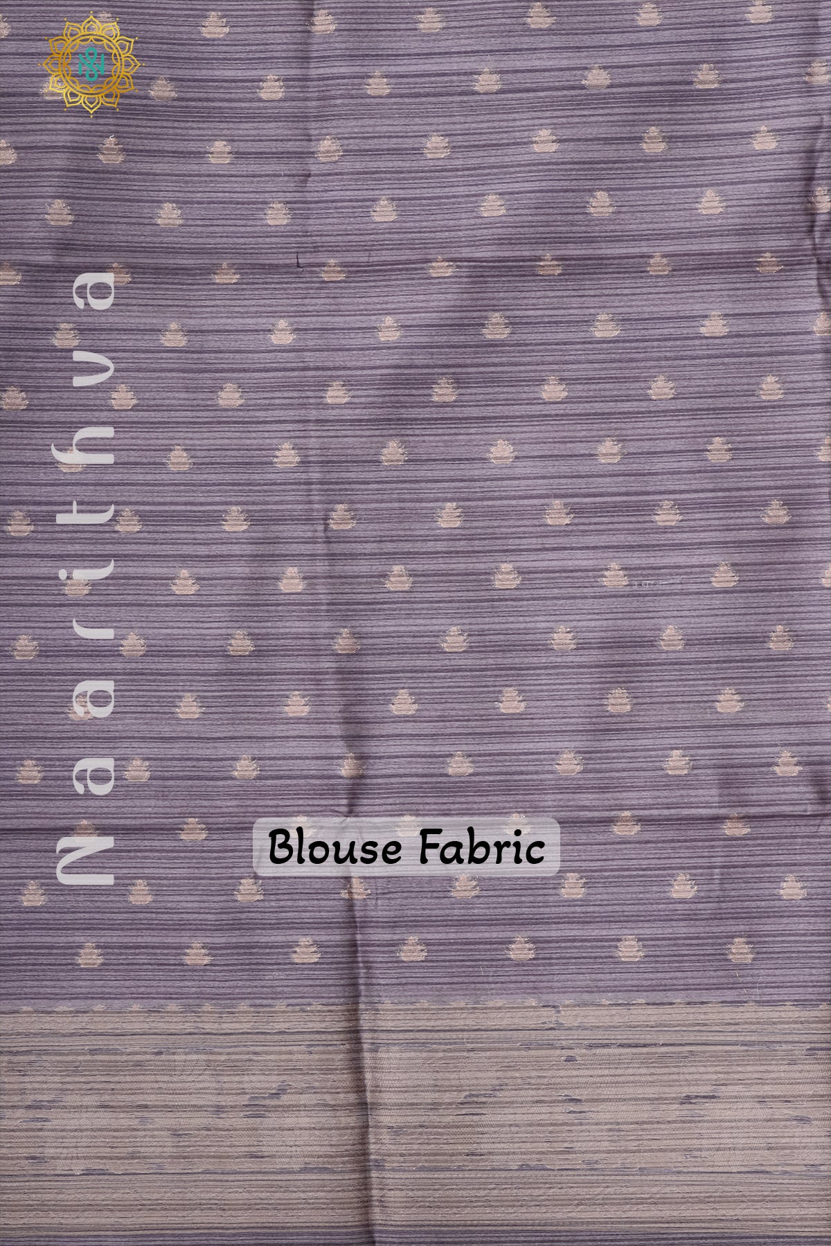LAVENDER WITH GREY - CHANDERI SILK COTTON