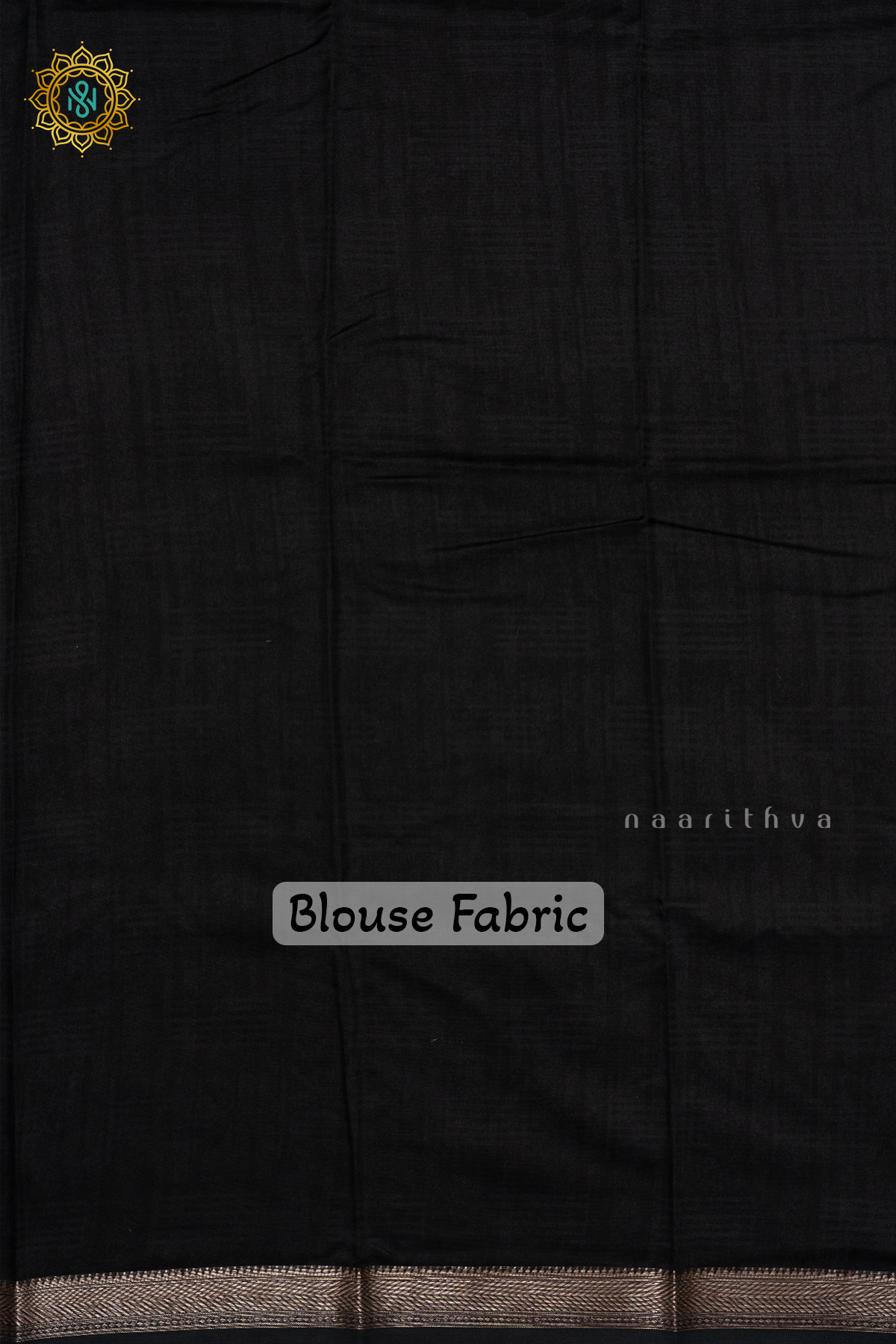 BLACK - CHANDERI SLK COTTON