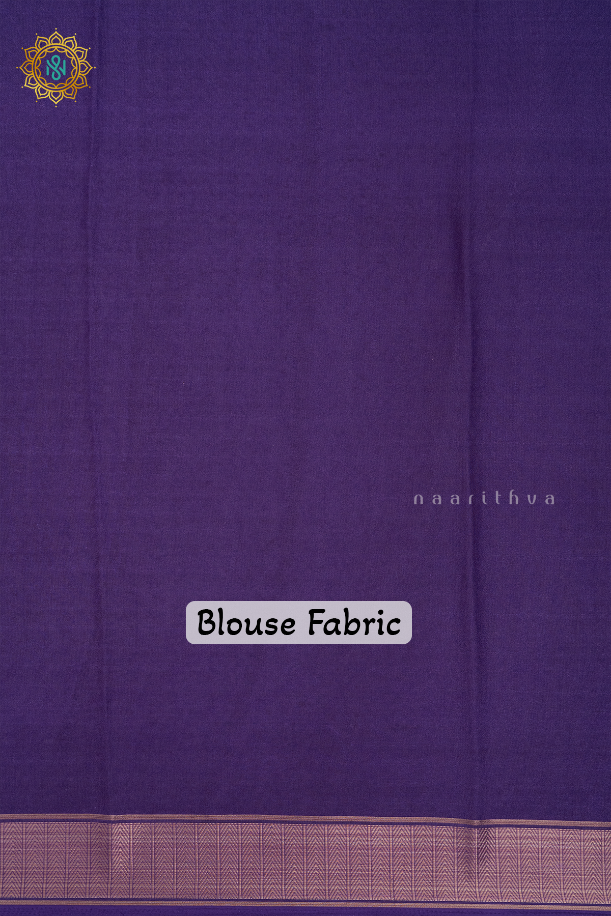 SKY BLUE WITH PURPLE - SEMI GEORGETTE