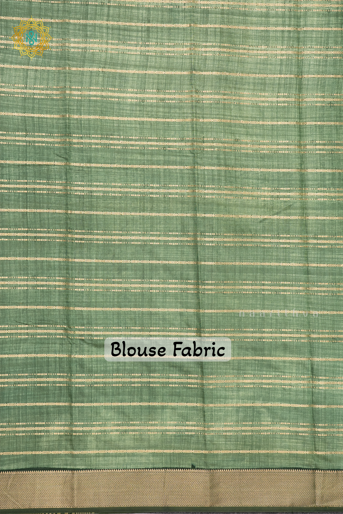 BEIGE WITH GREEN - BUTTER CREPE