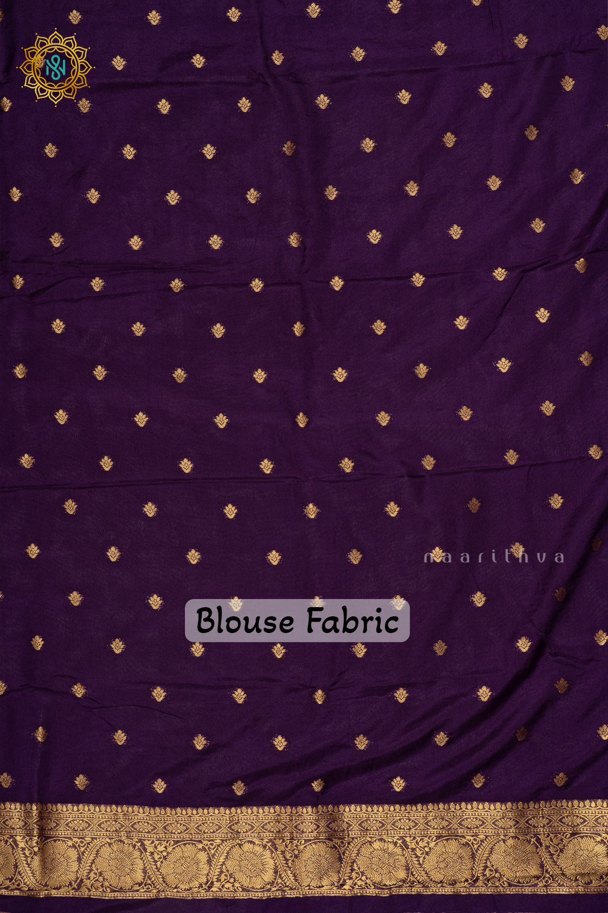 Orange With Purple Semi Crepe Georgette Saree With Brocade Body And Contrast Zari Border