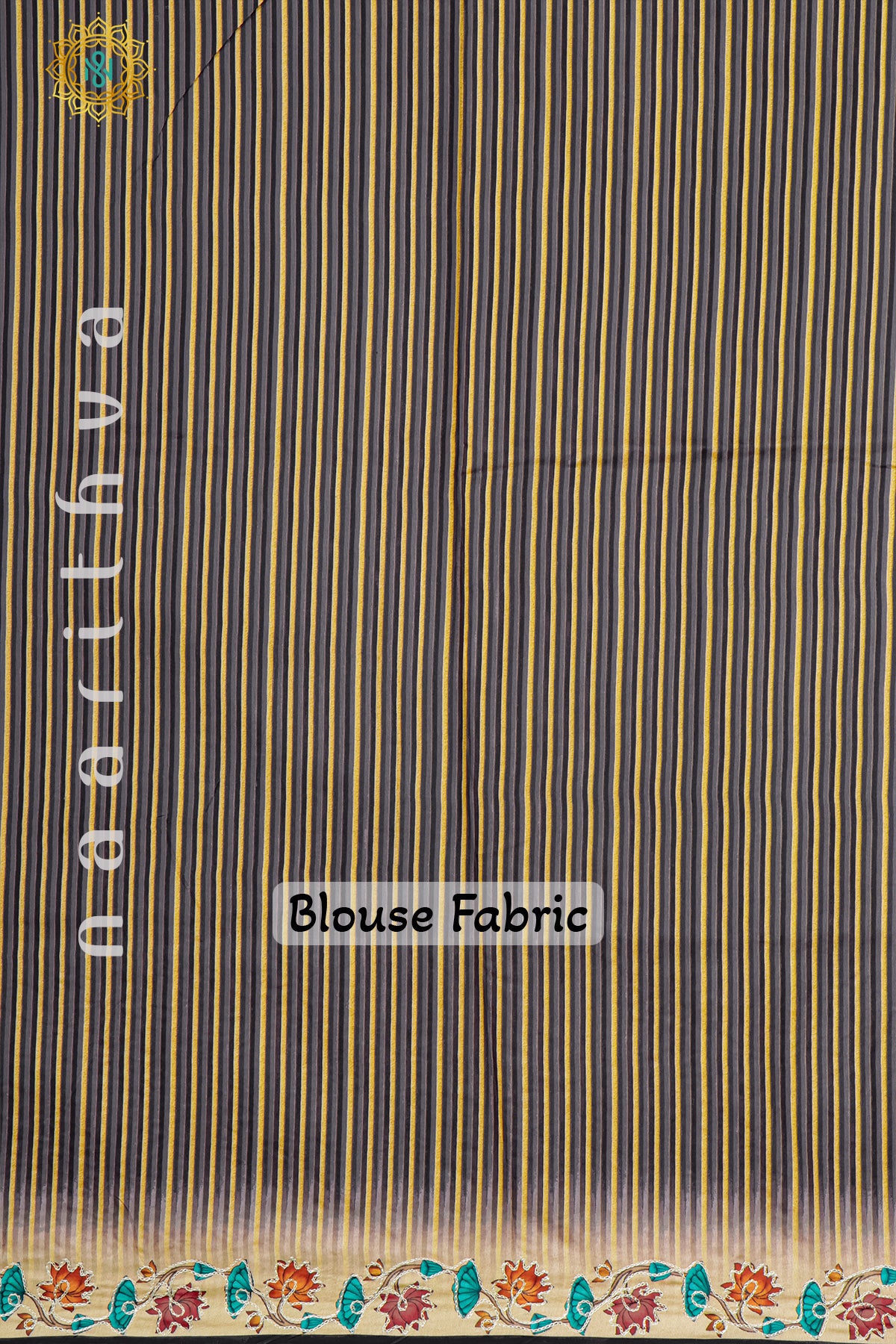 BLACK - SEMI TUSSAR SILK