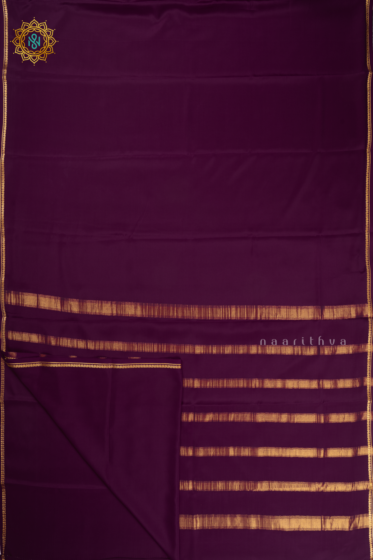 WINE - PURE MYSORE CREPE SILK