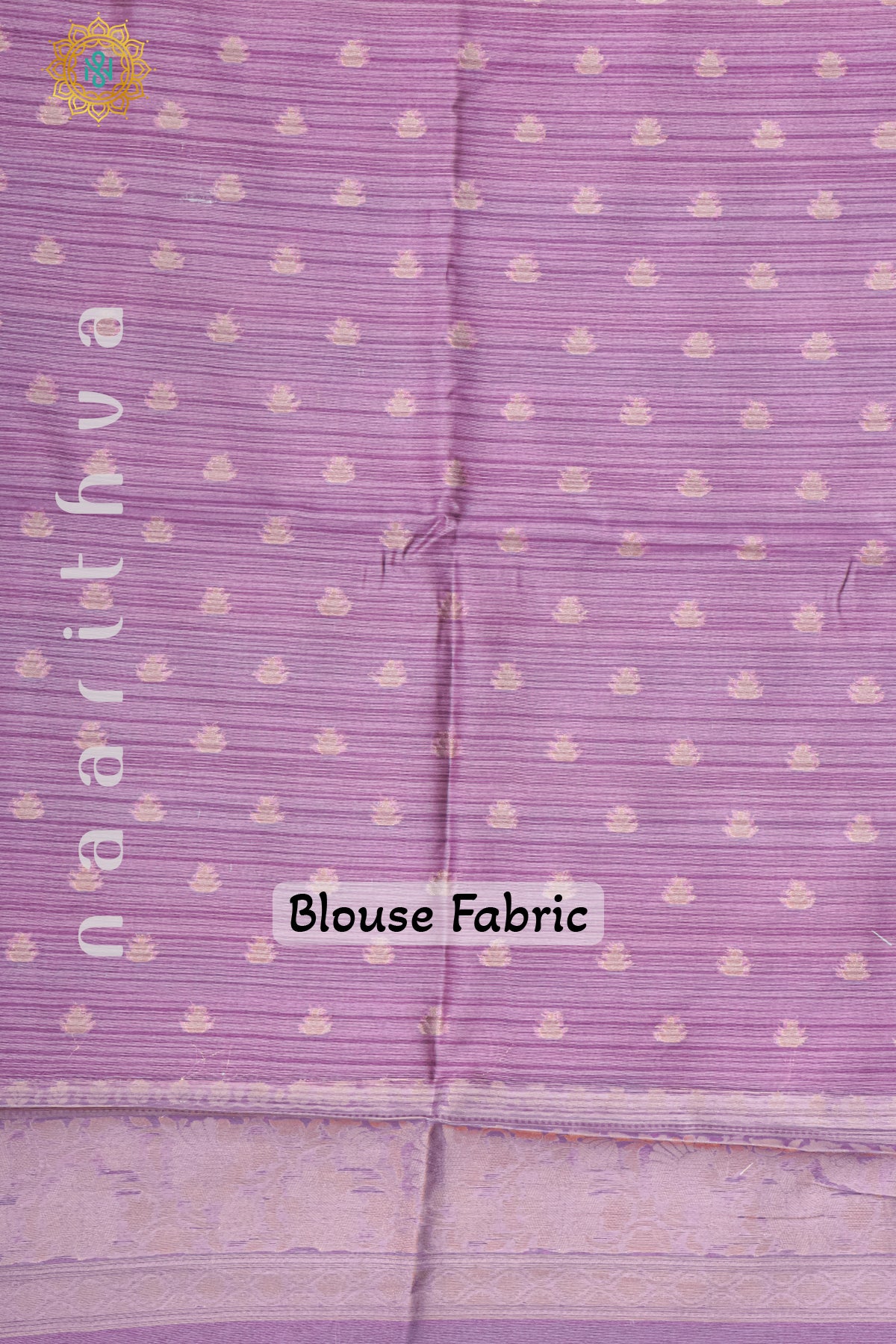 LIGHT PINK WITH LAVENDER - CHANDERI SILK COTTON