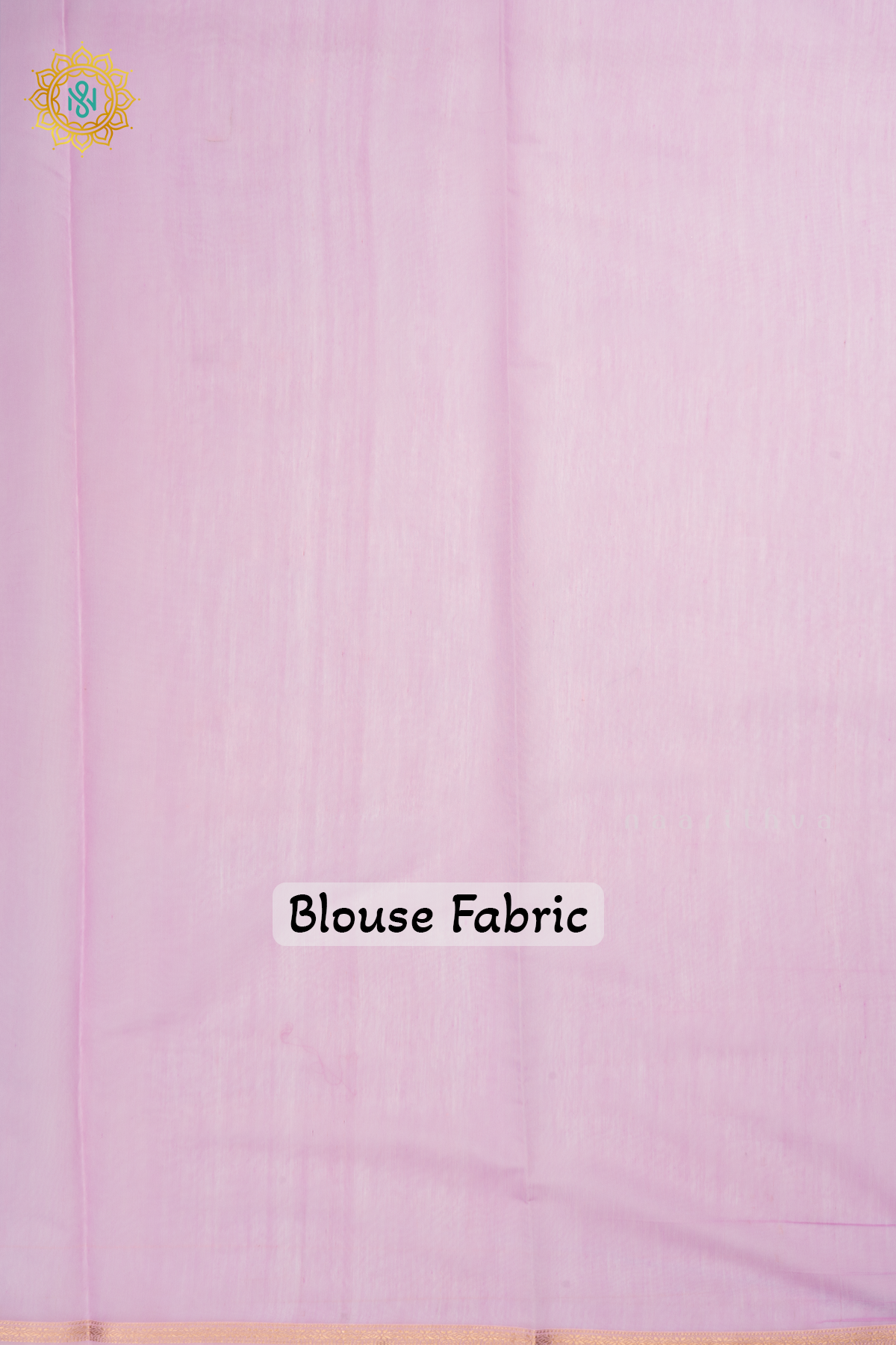 Blue With Lavender Silk Cotton Saree With Zari Woven Buttas And Contrast Zari Border