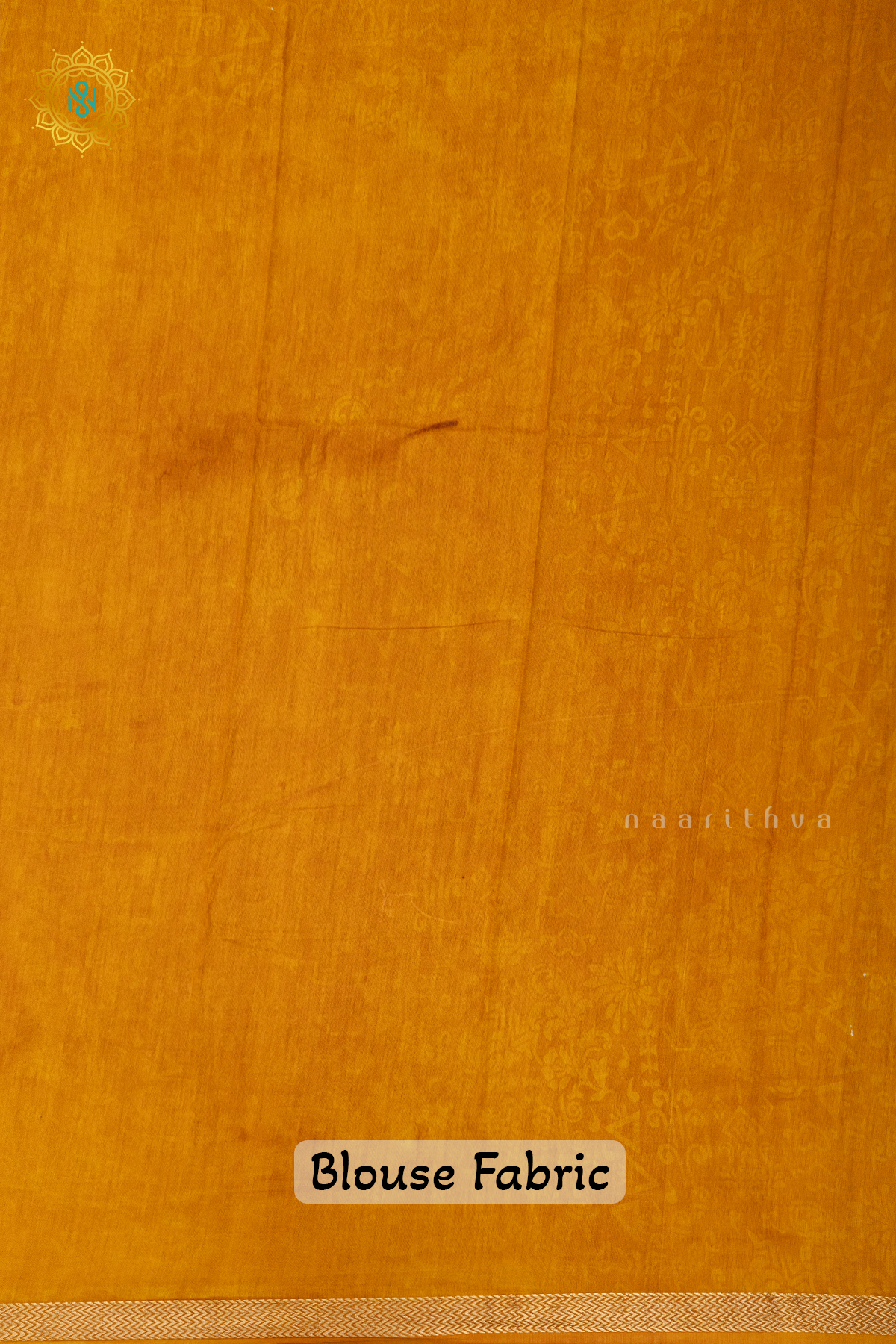 WHITE WITH YELLOW - VISCOSE COTTON