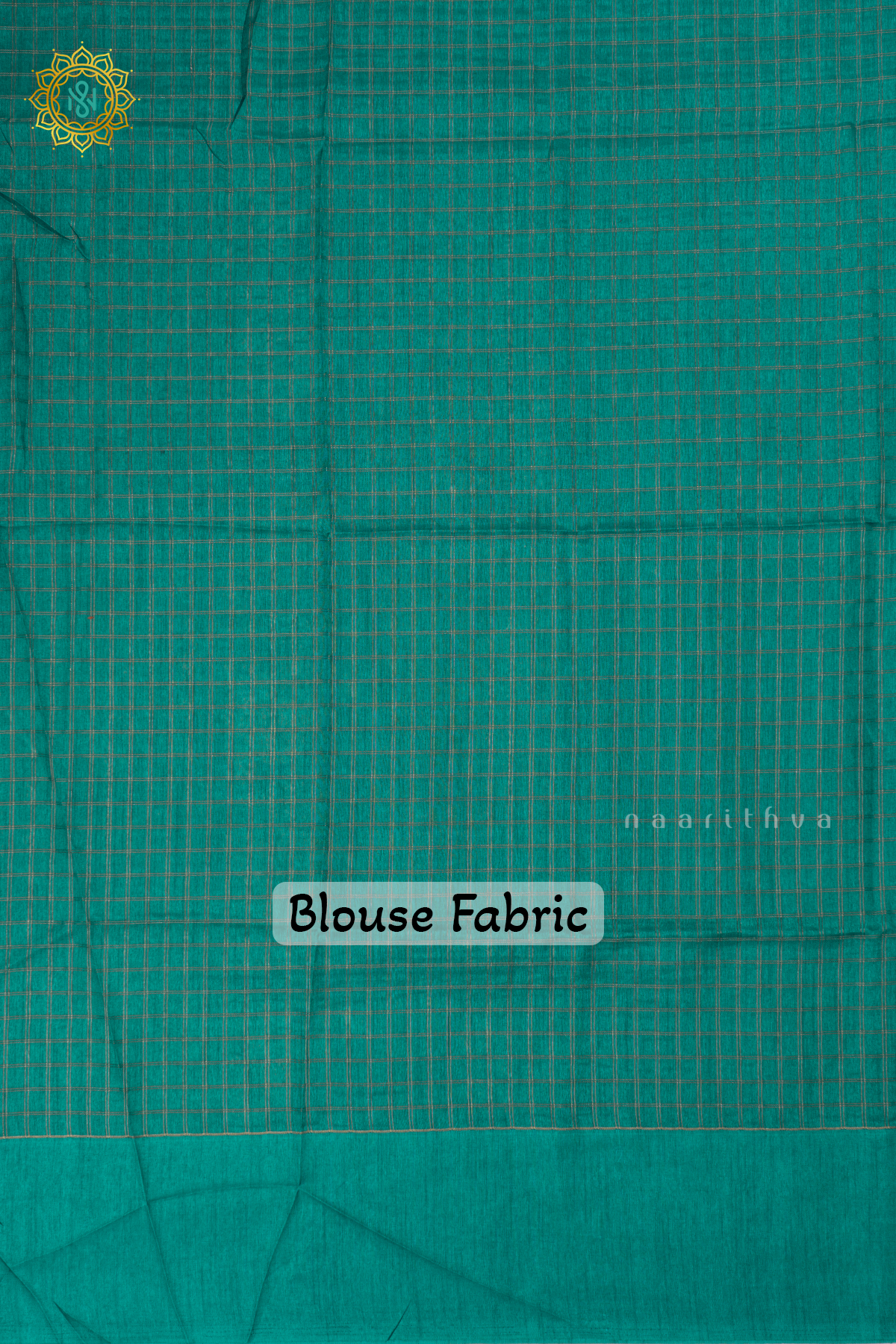 Aqua Blue - Dola Silk Saree Allover Zari Checks and Printed Pallu with Satin Printed Border