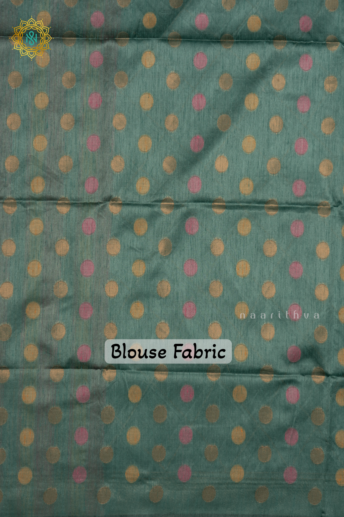 Pista Green Semi Tussar Silk Sarree With Rangkat Pallu & Blouse