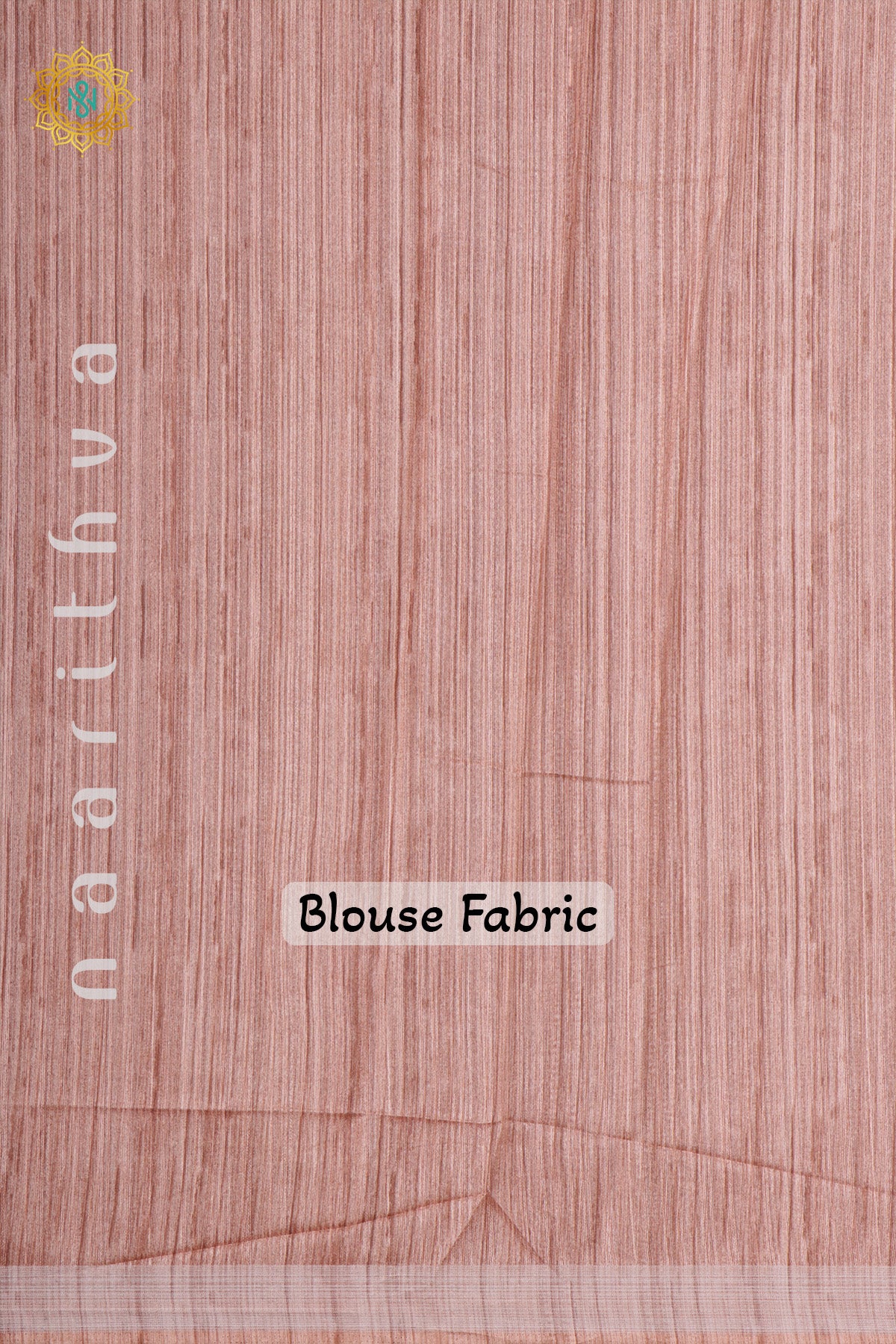 AQUA BLUE WITH DARK PEACH - JUTE COTTON