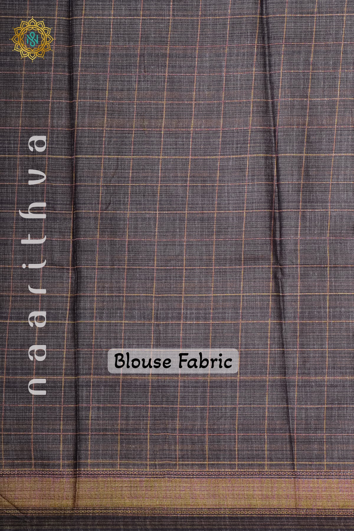 OFF WHITE WITH GREYISH BLACK - LINEN TISSUE