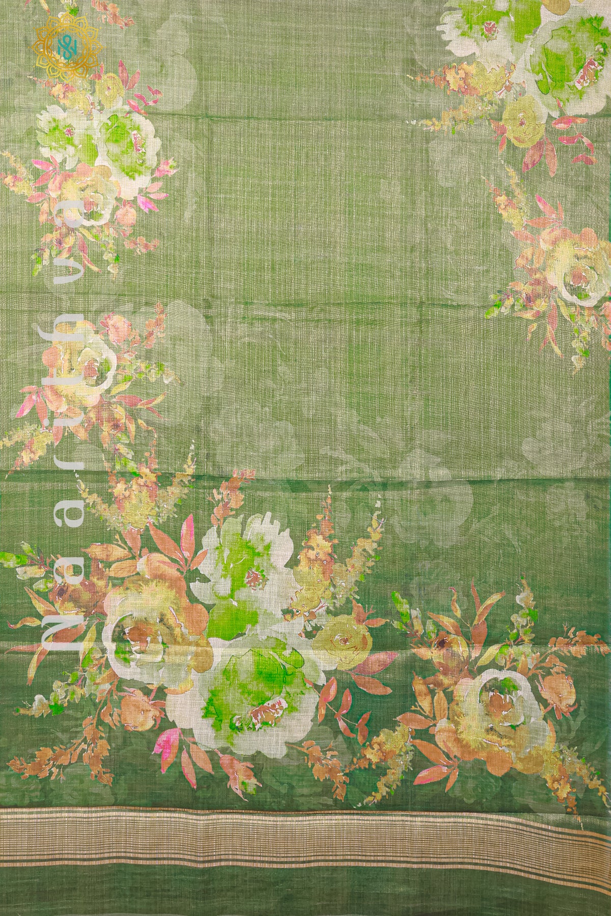 GREEN - LINEN TISSUE